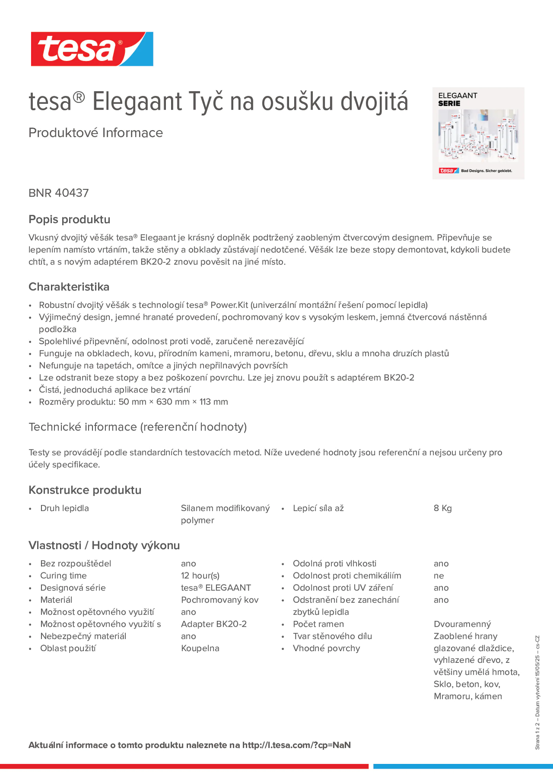 Product information_tesa® 40437_cs-CZ