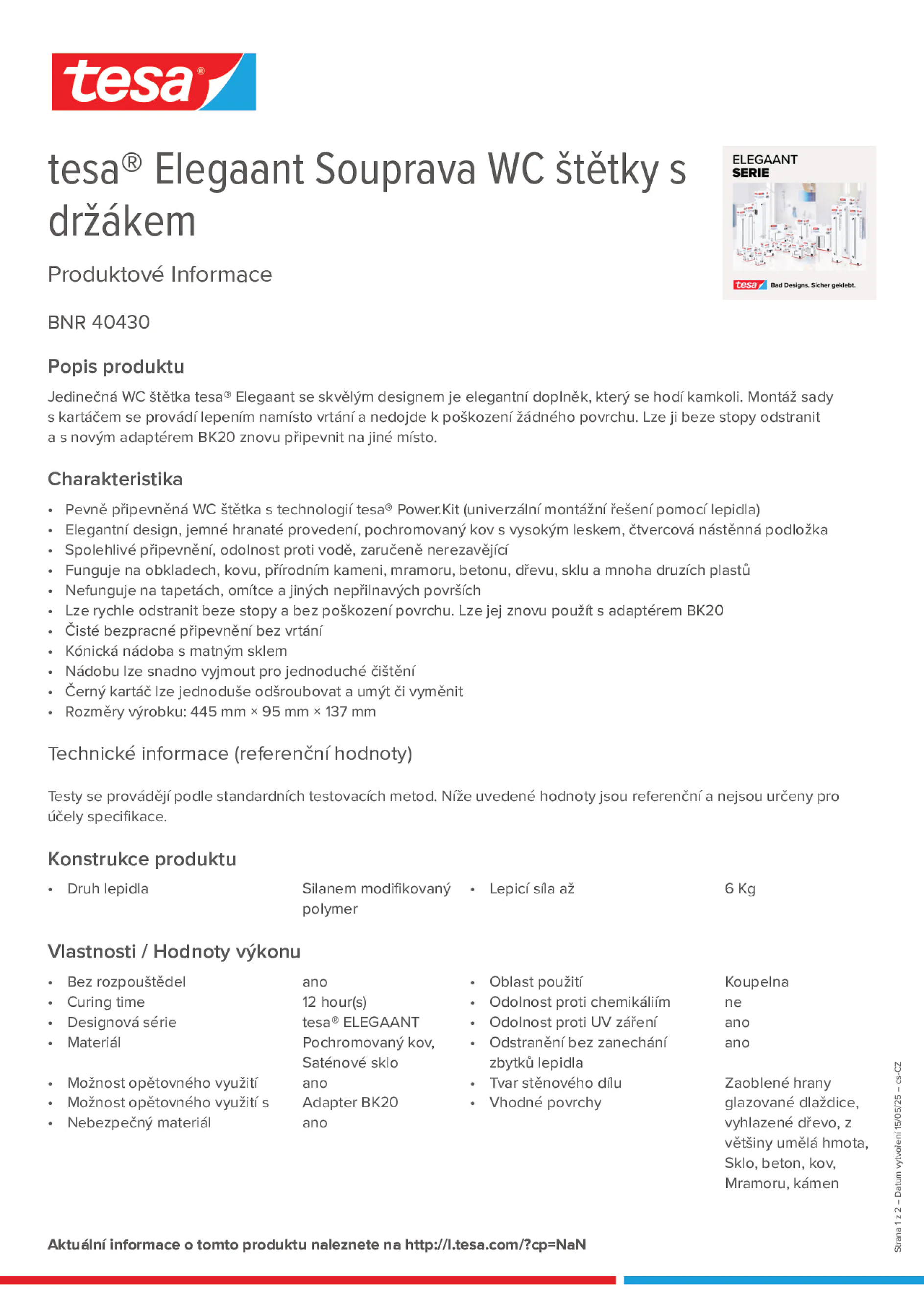 Product information_tesa® 40430_cs-CZ