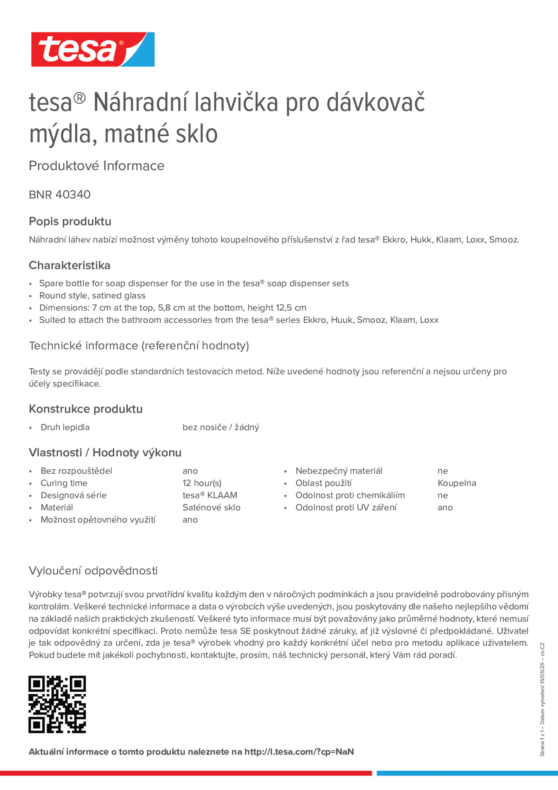 Product information_tesa® 40340_cs-CZ