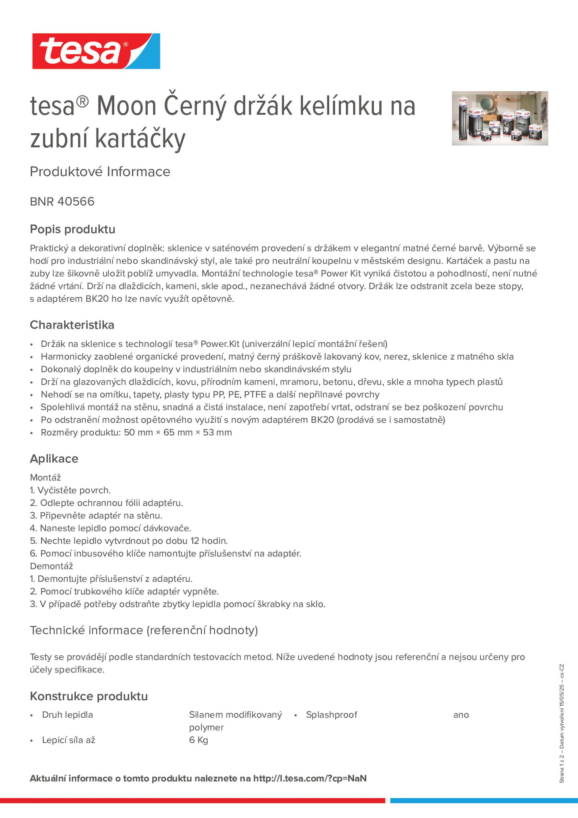 Product information_tesa® 40566_cs-CZ
