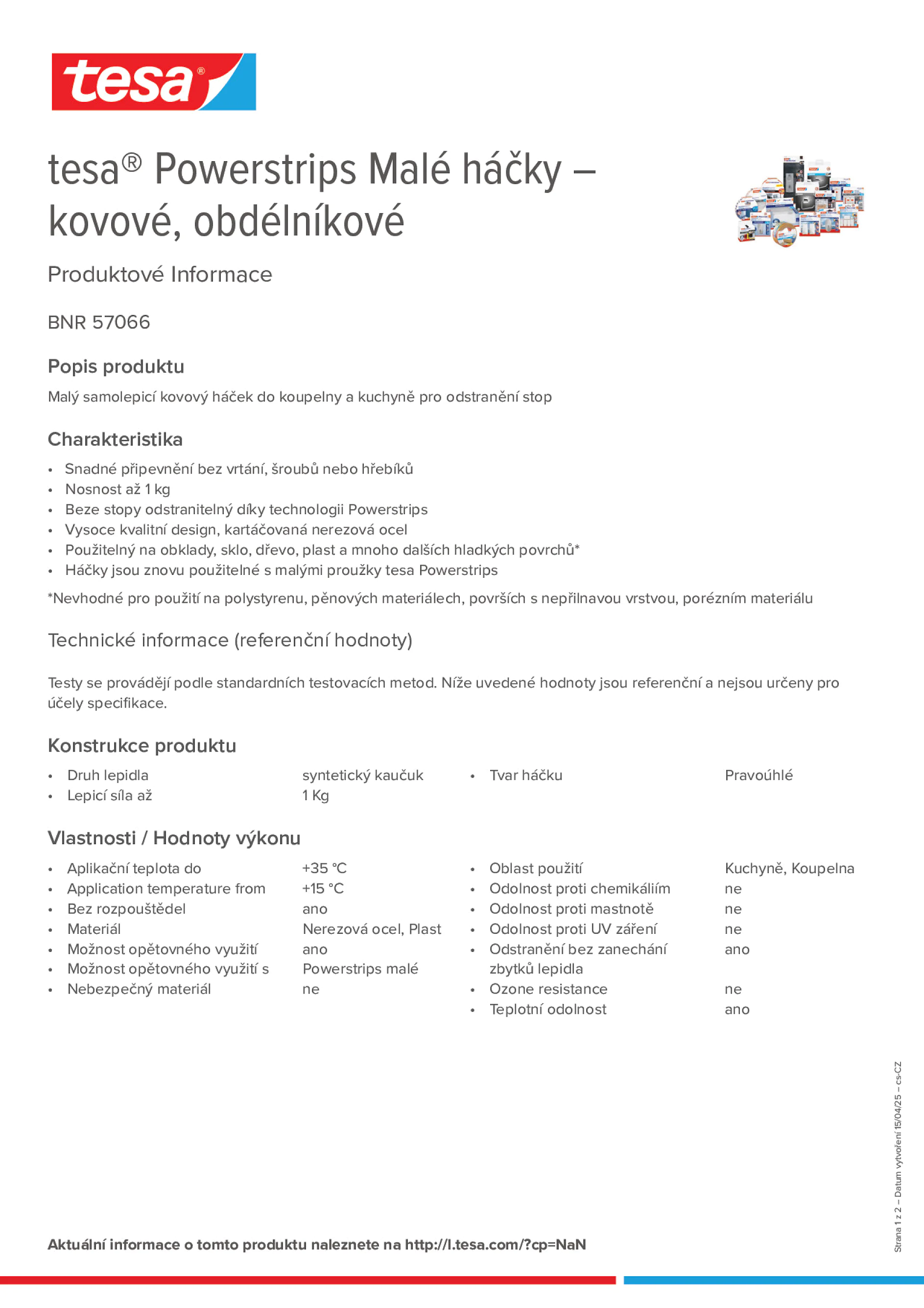 Product information_tesa® Powerstrips 57066_cs-CZ