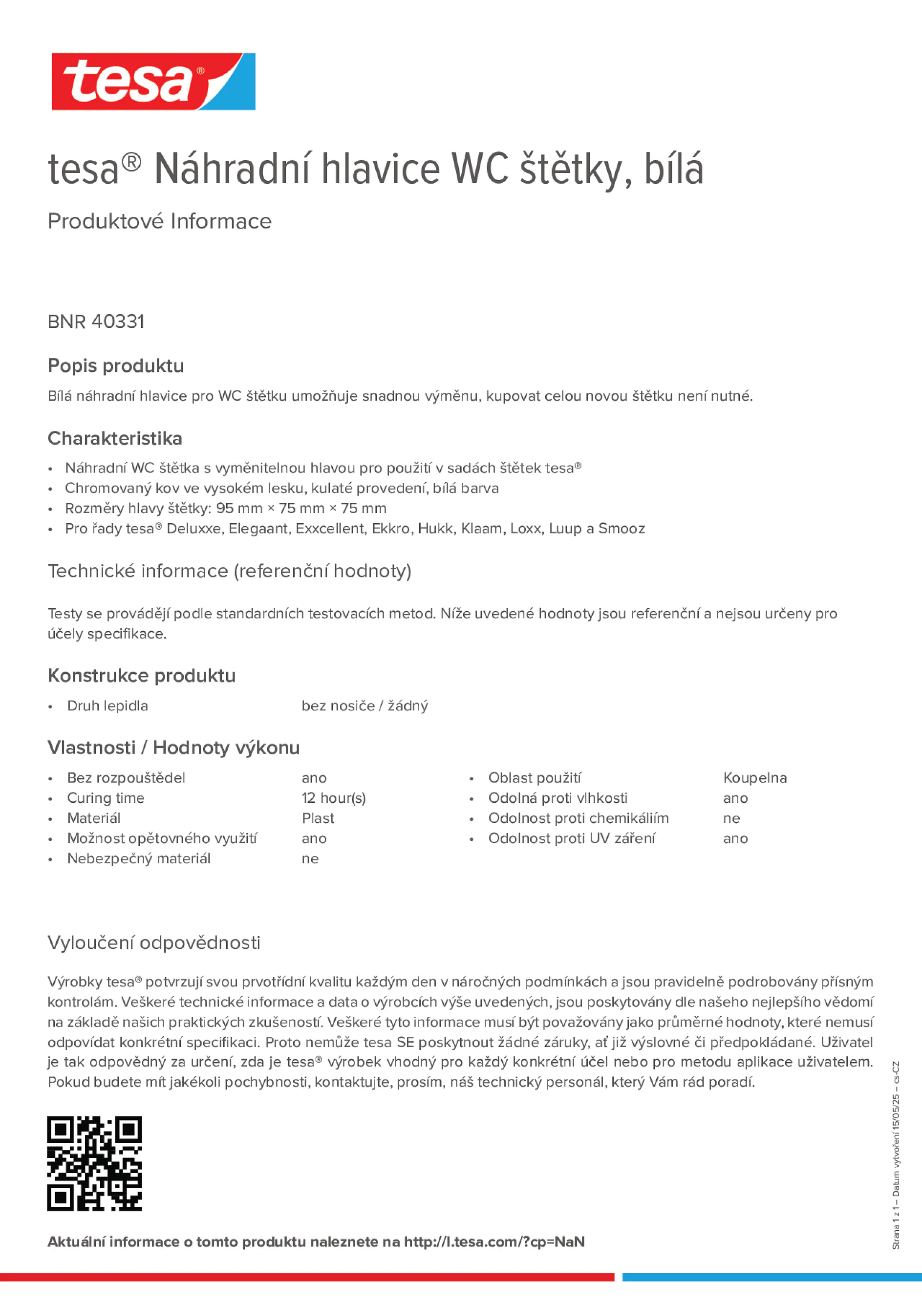 Product information_tesa® 40331_cs-CZ