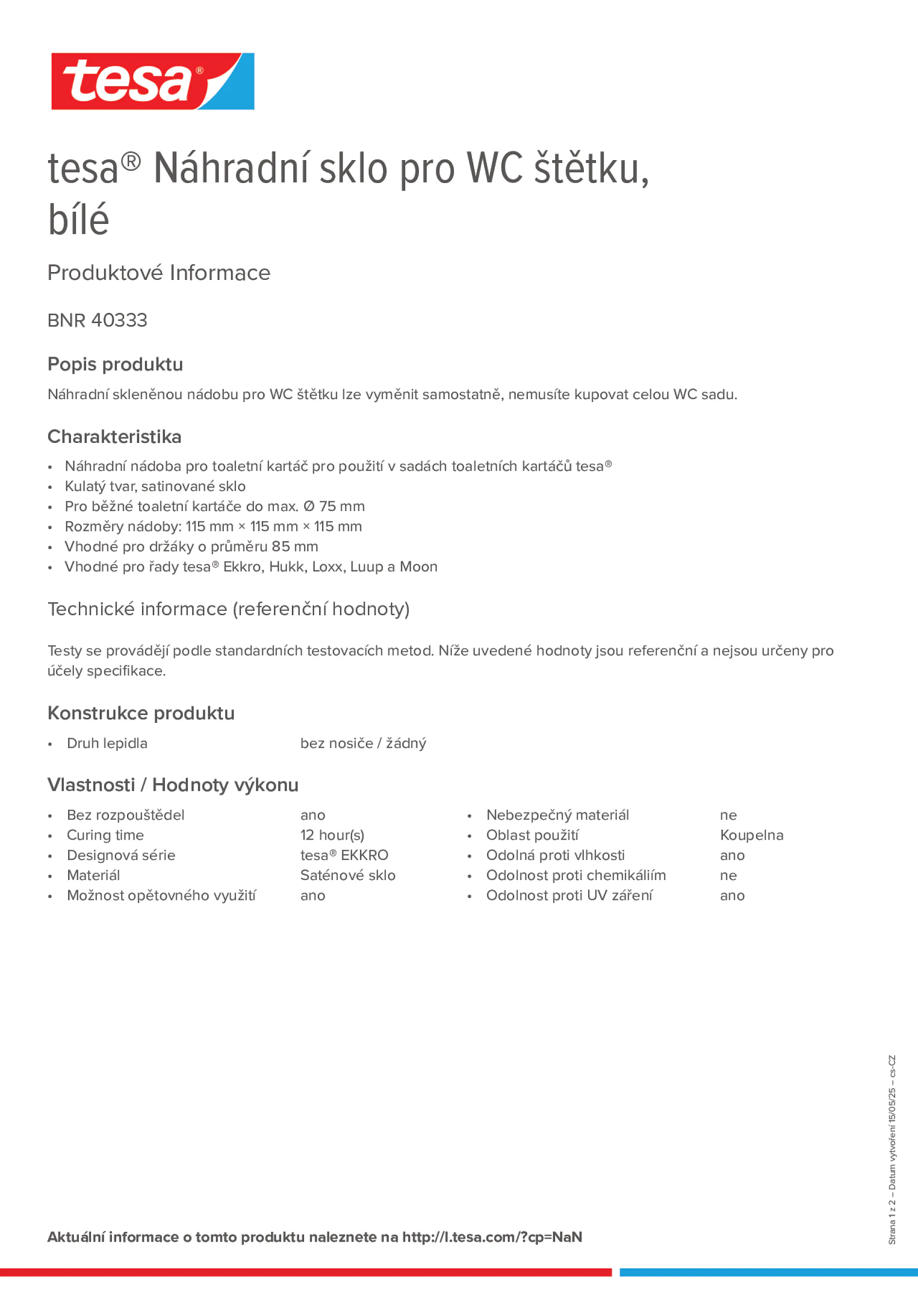 Product information_tesa® 40333_cs-CZ