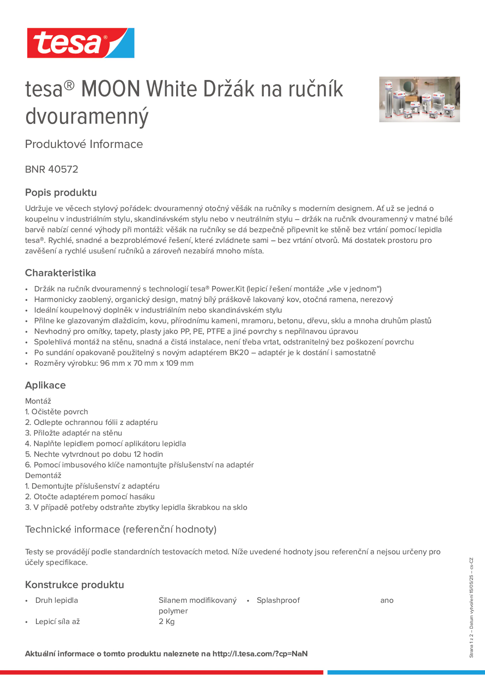 Product information_tesa® 40572_cs-CZ