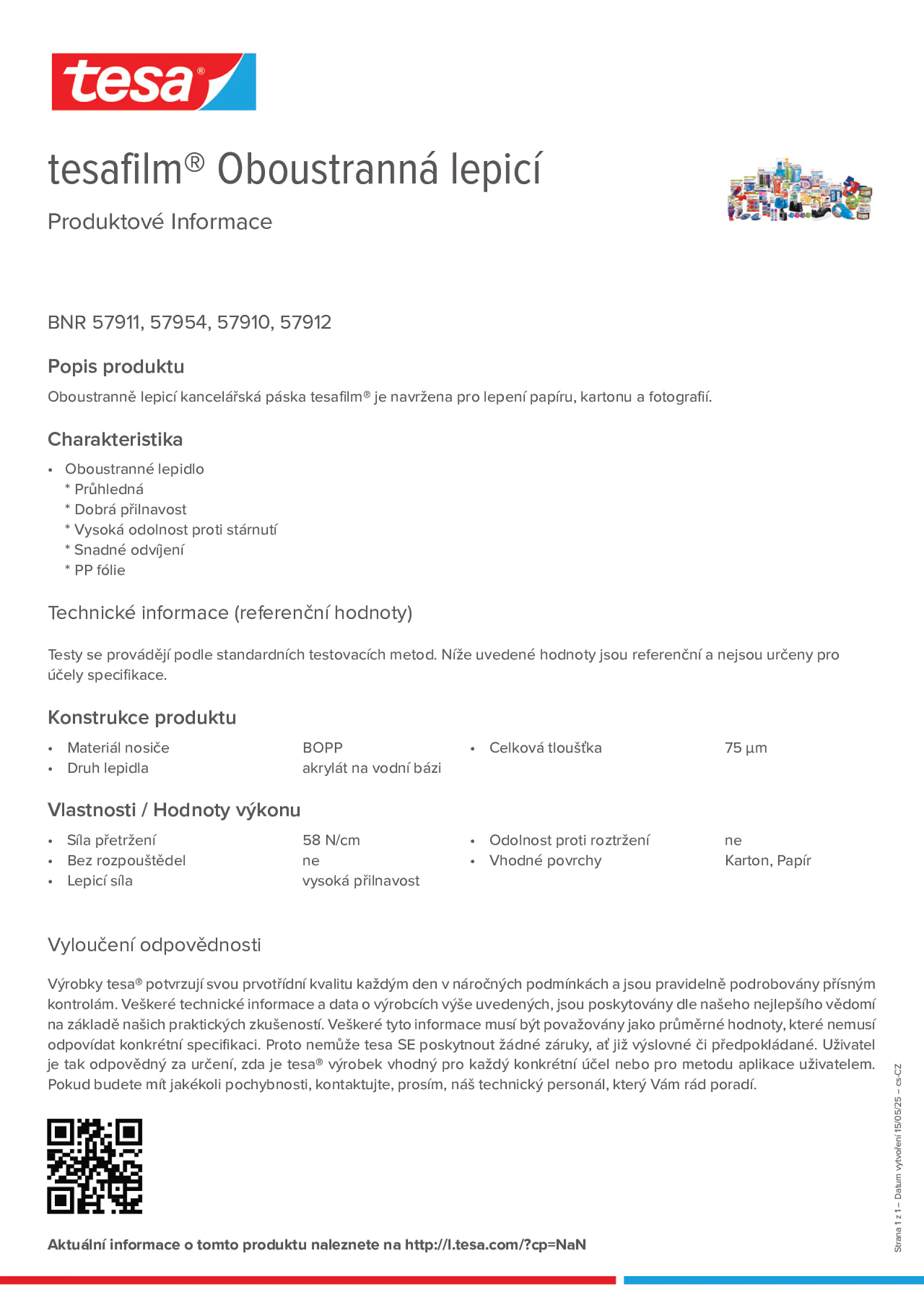 Product information_tesafilm® 57910_cs-CZ