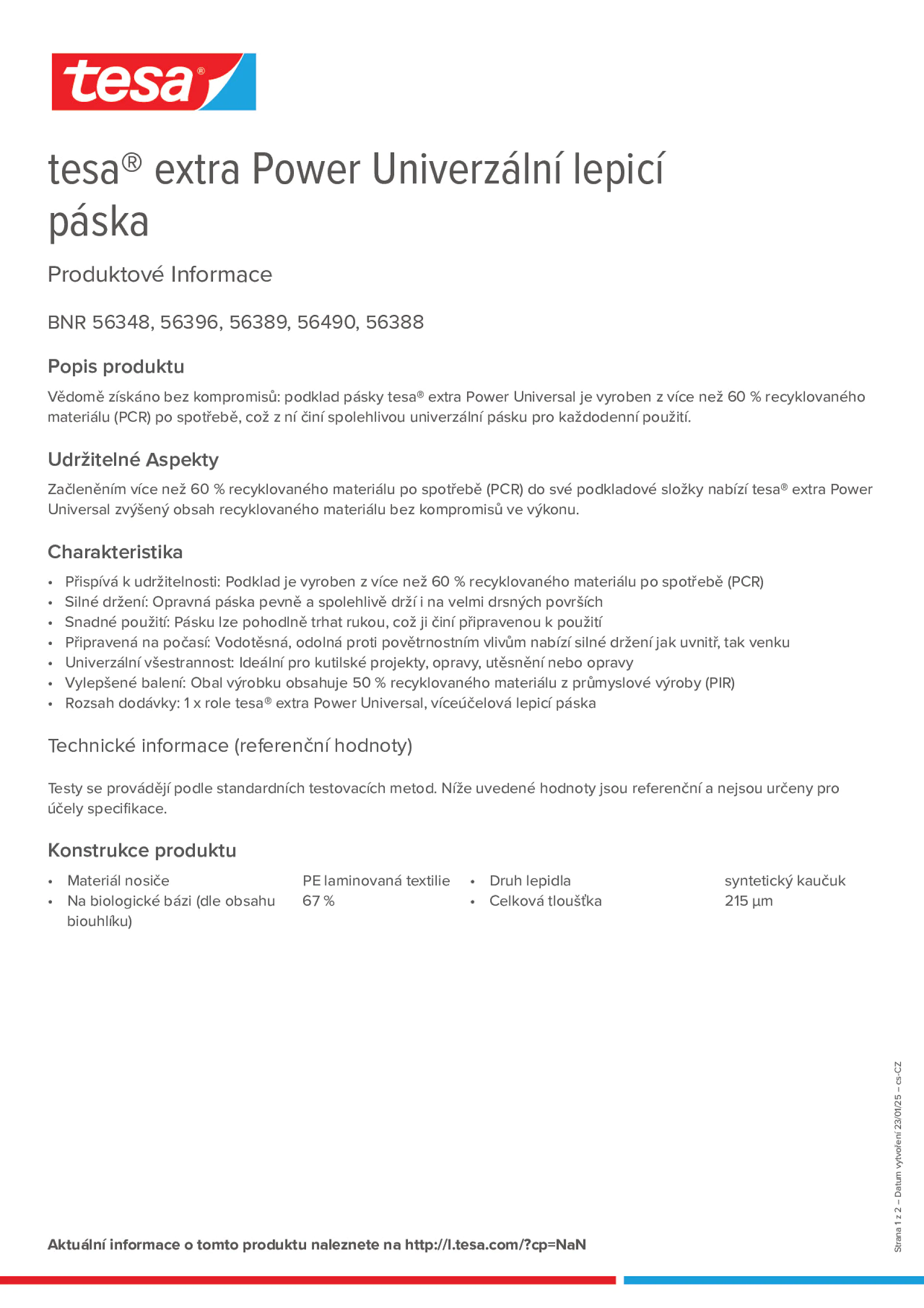 Product information_tesa® extra Power 56348_cs-CZ