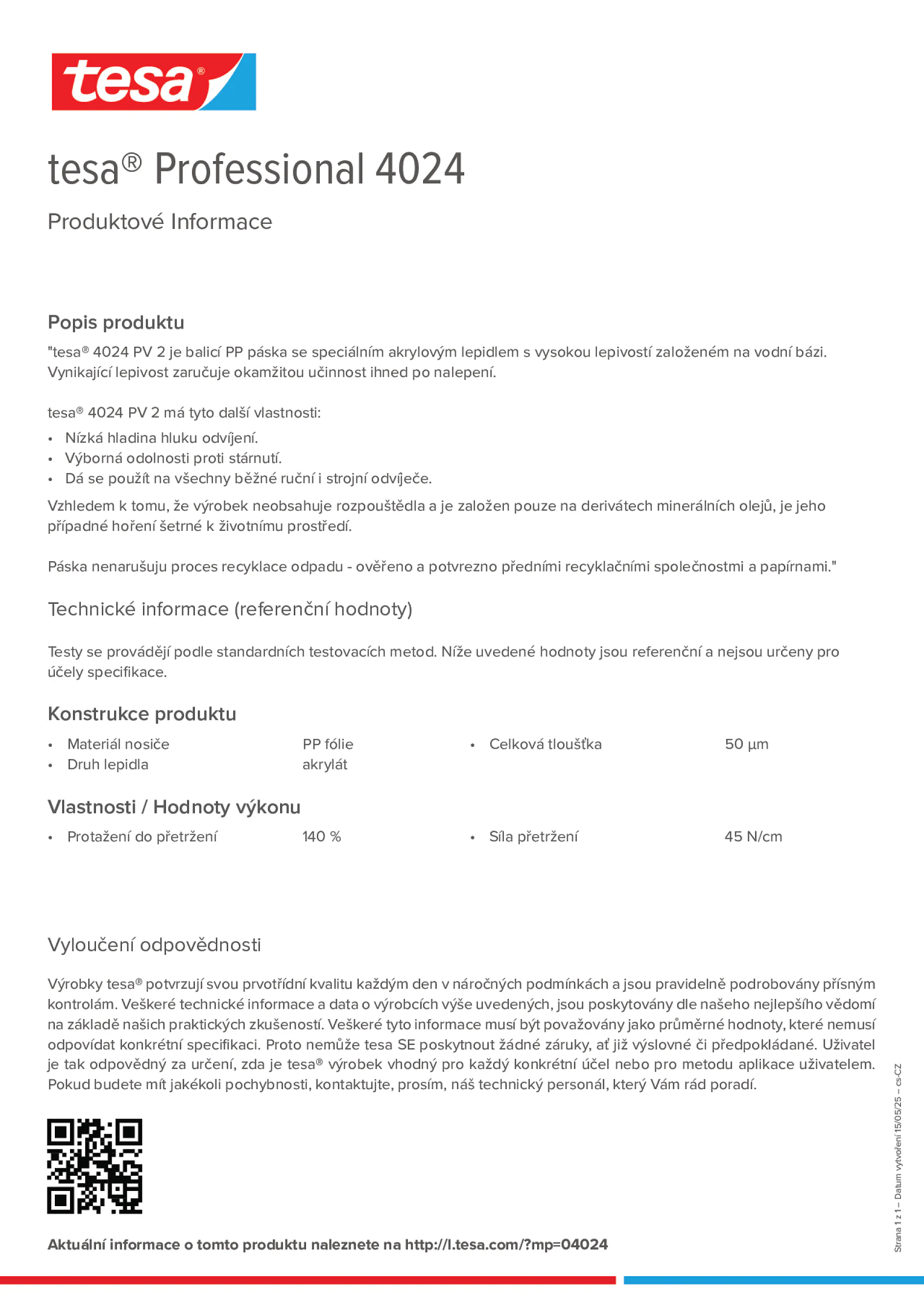 Product information_tesa® Professional 04024_cs-CZ