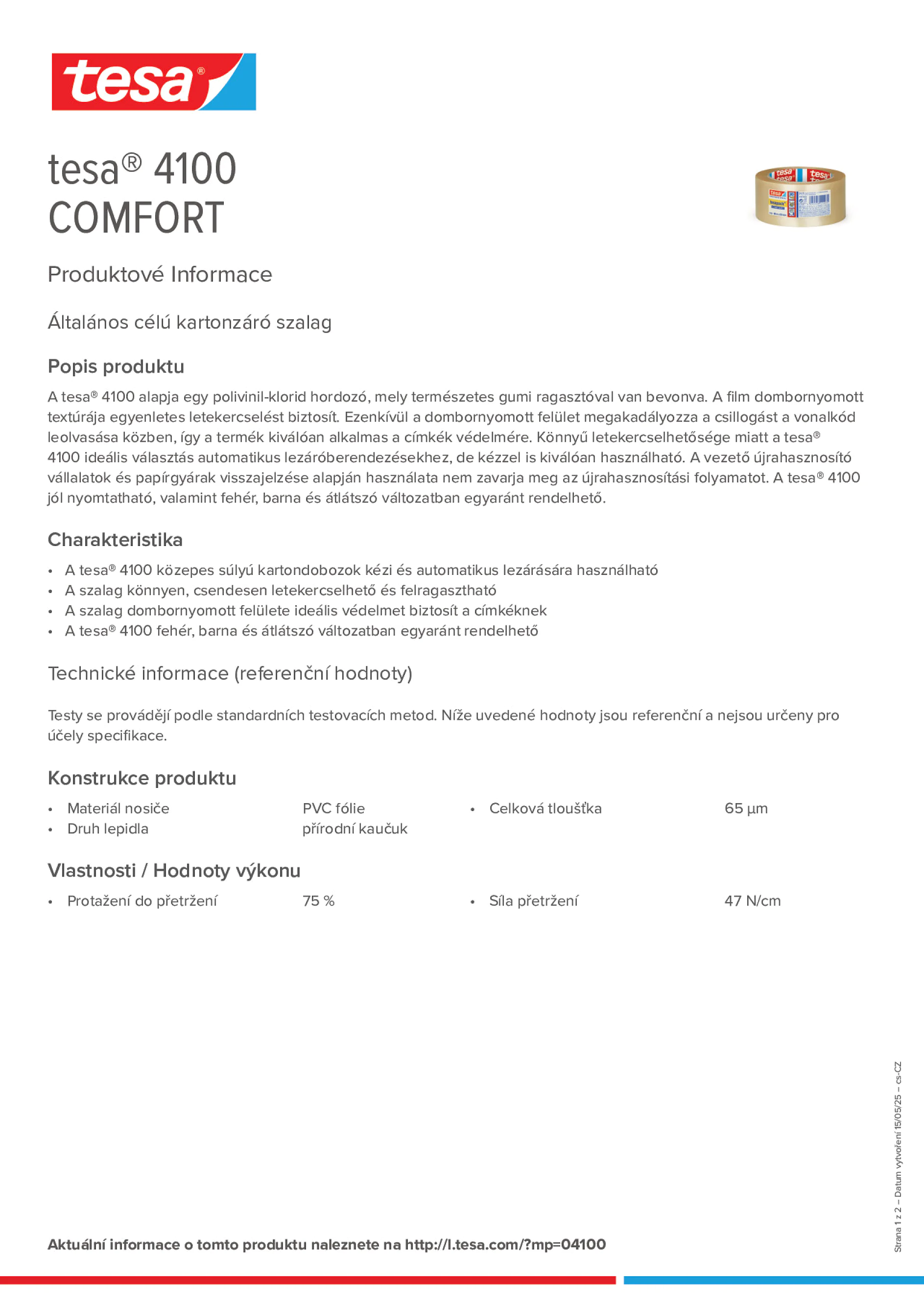 Product information_tesa® 04100_cs-CZ