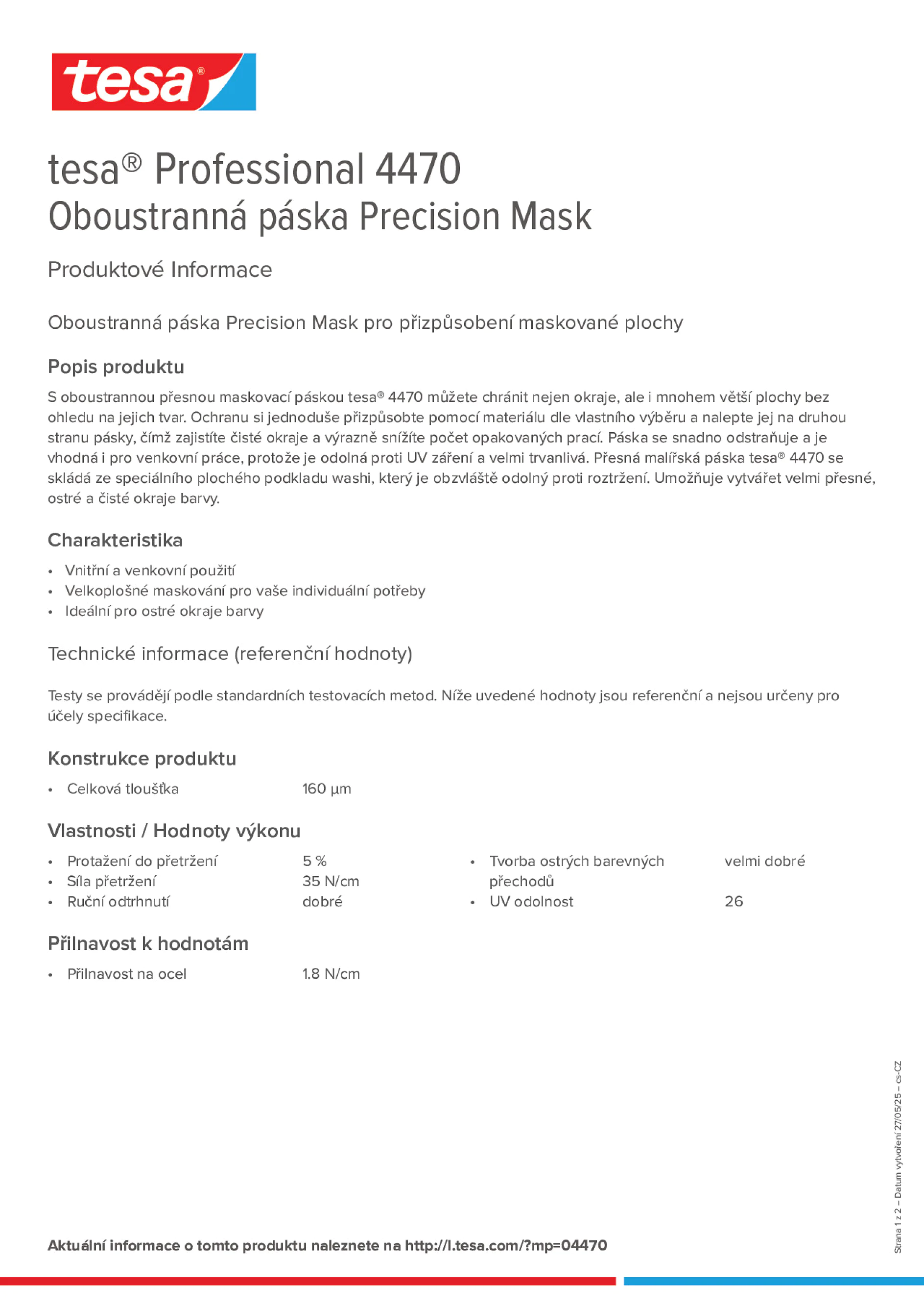 Product information_tesa® Professional 04470_cs-CZ