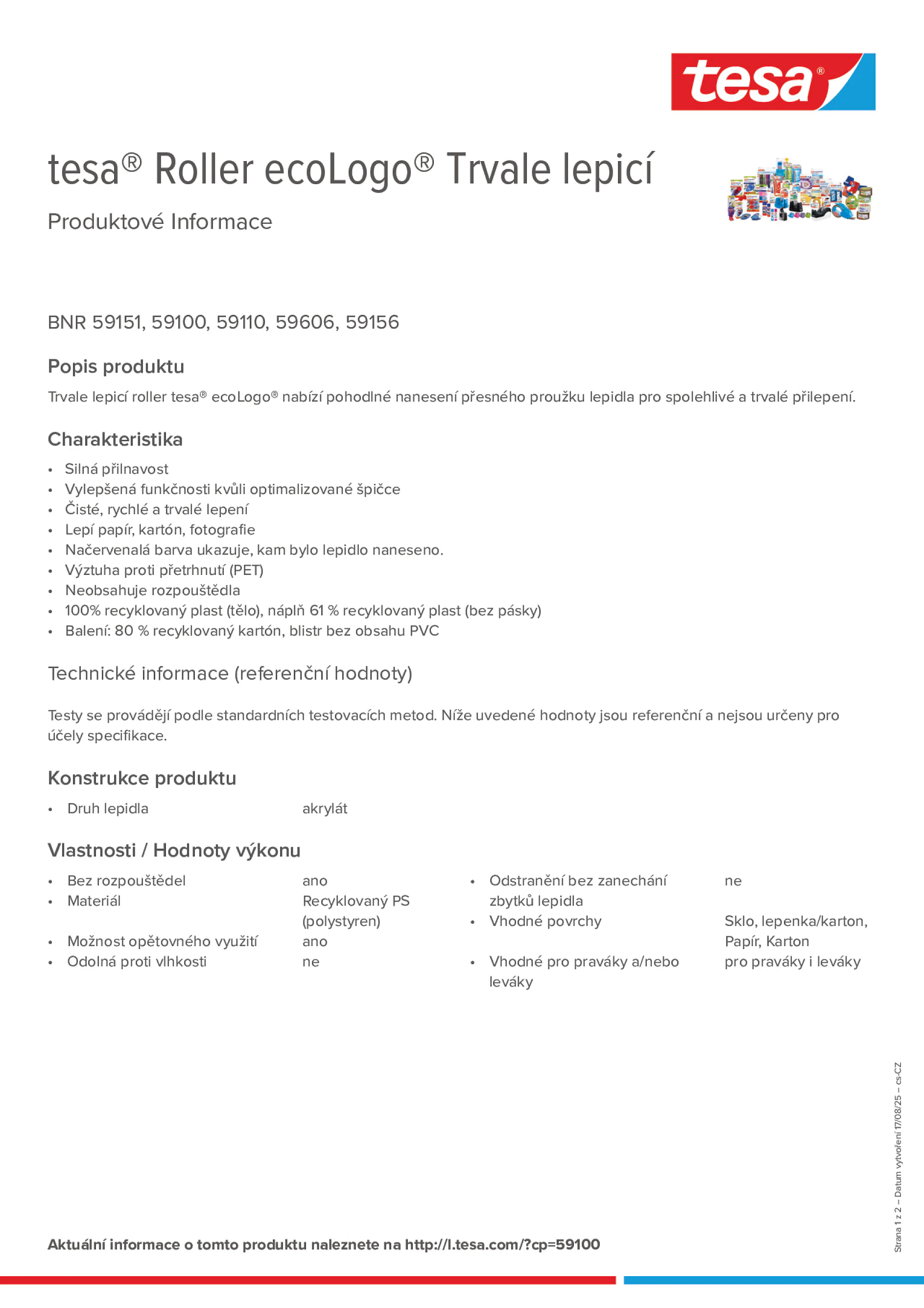 Product information_tesa® 59156_cs-CZ