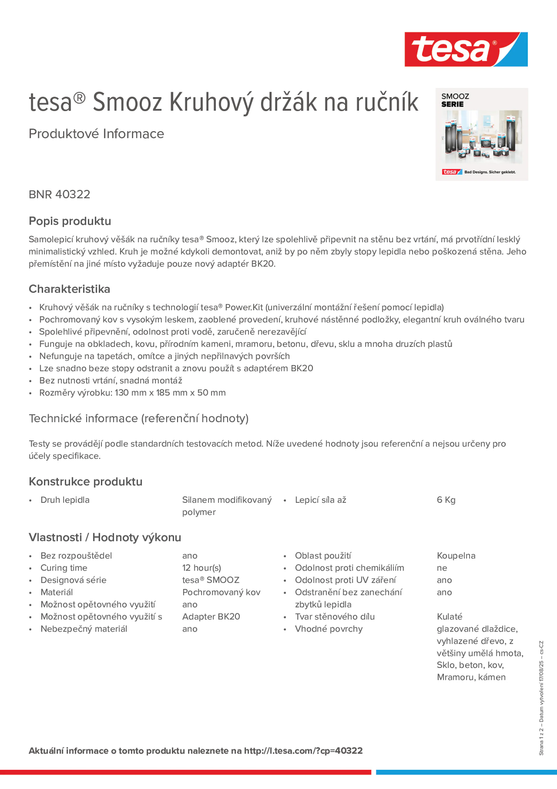 Product information_tesa® 40322_cs-CZ