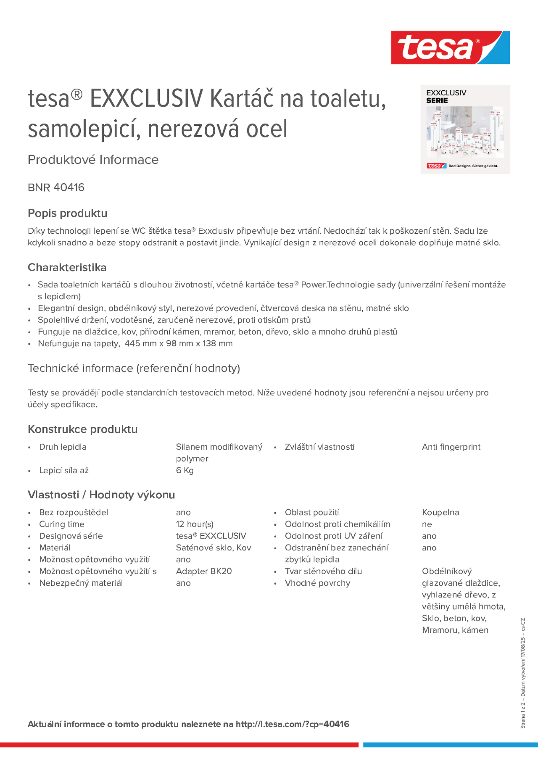 Product information_tesa® 40416_cs-CZ