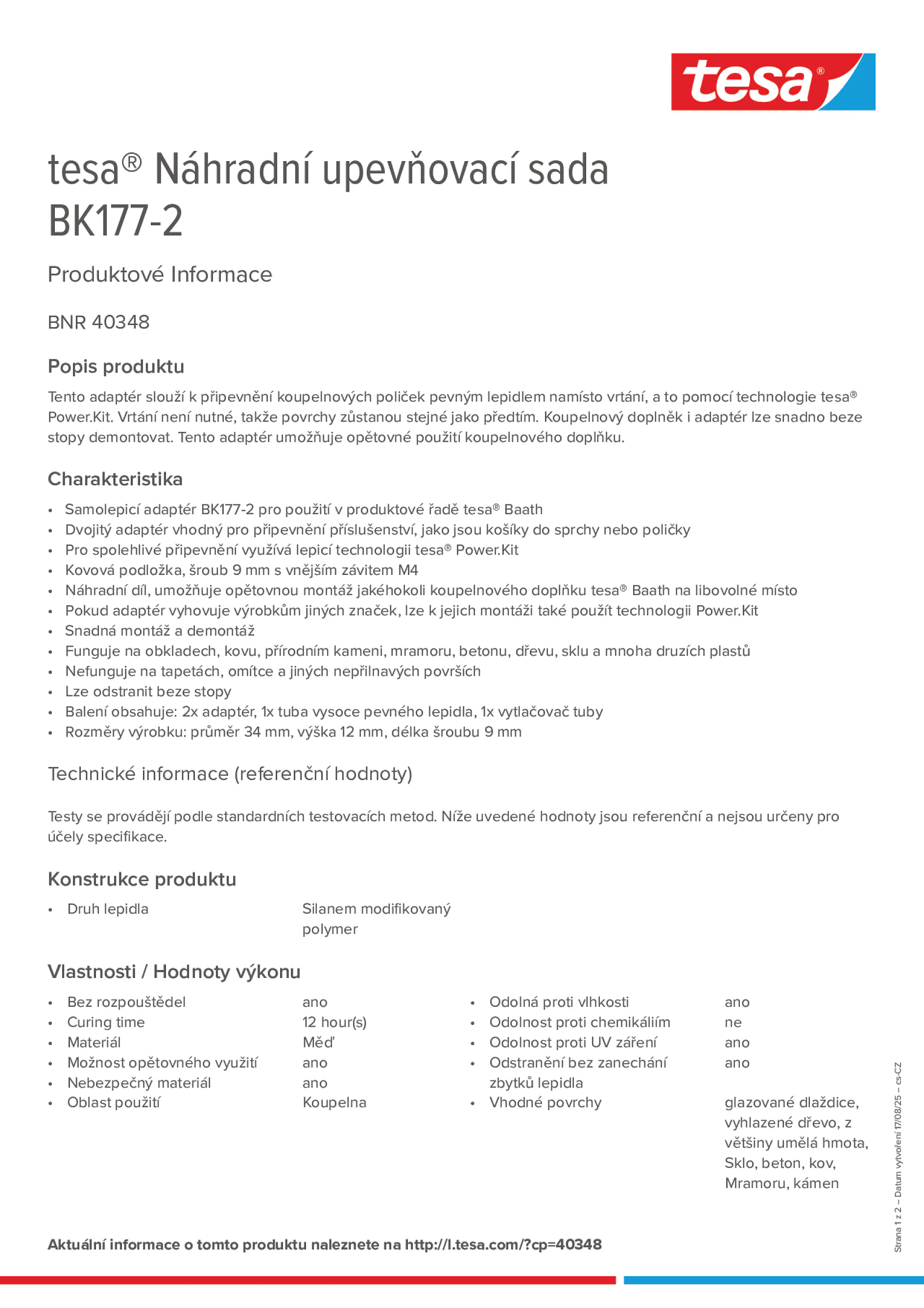 Product information_tesa® 40348_cs-CZ