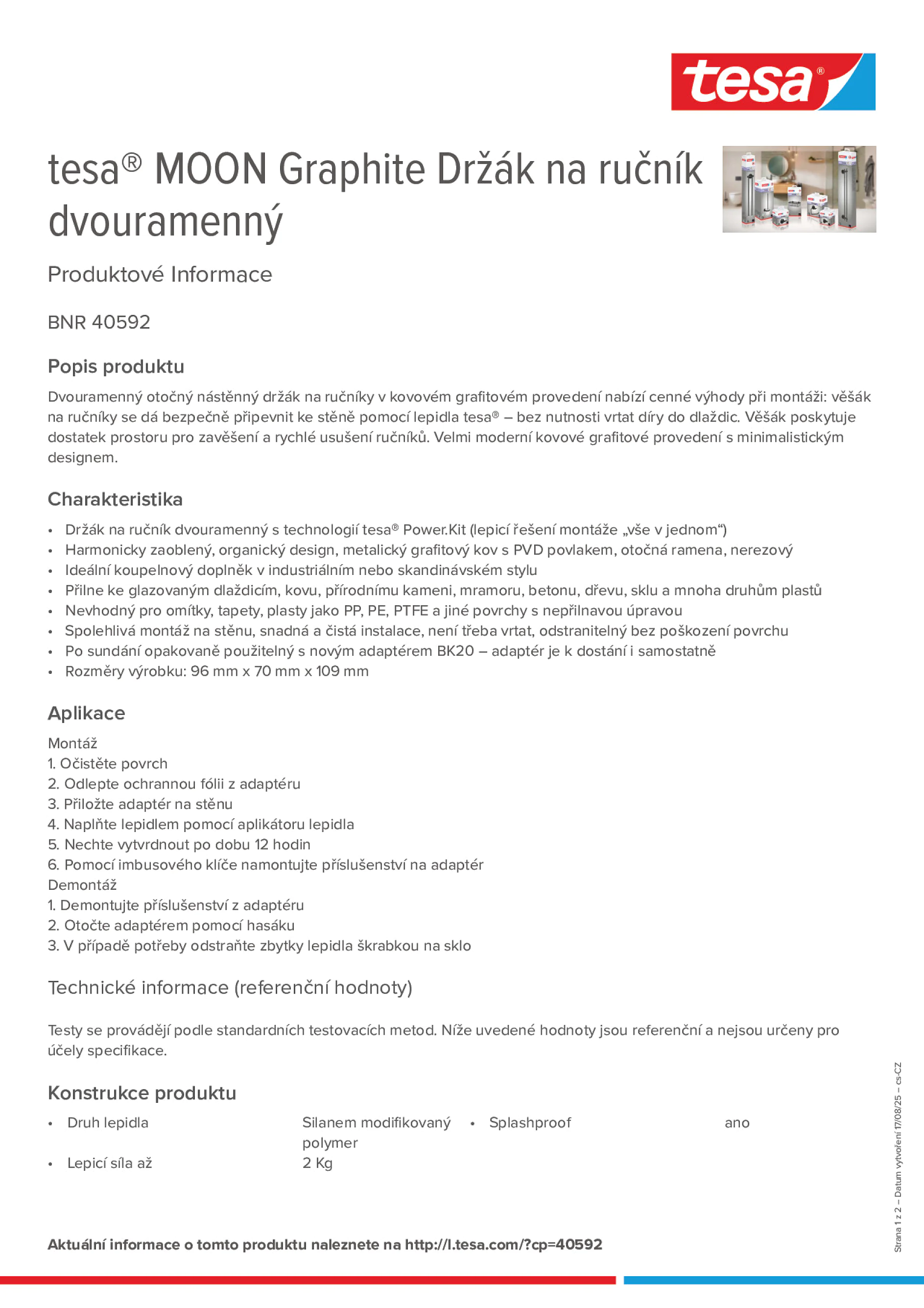 Product information_tesa® 40592_cs-CZ