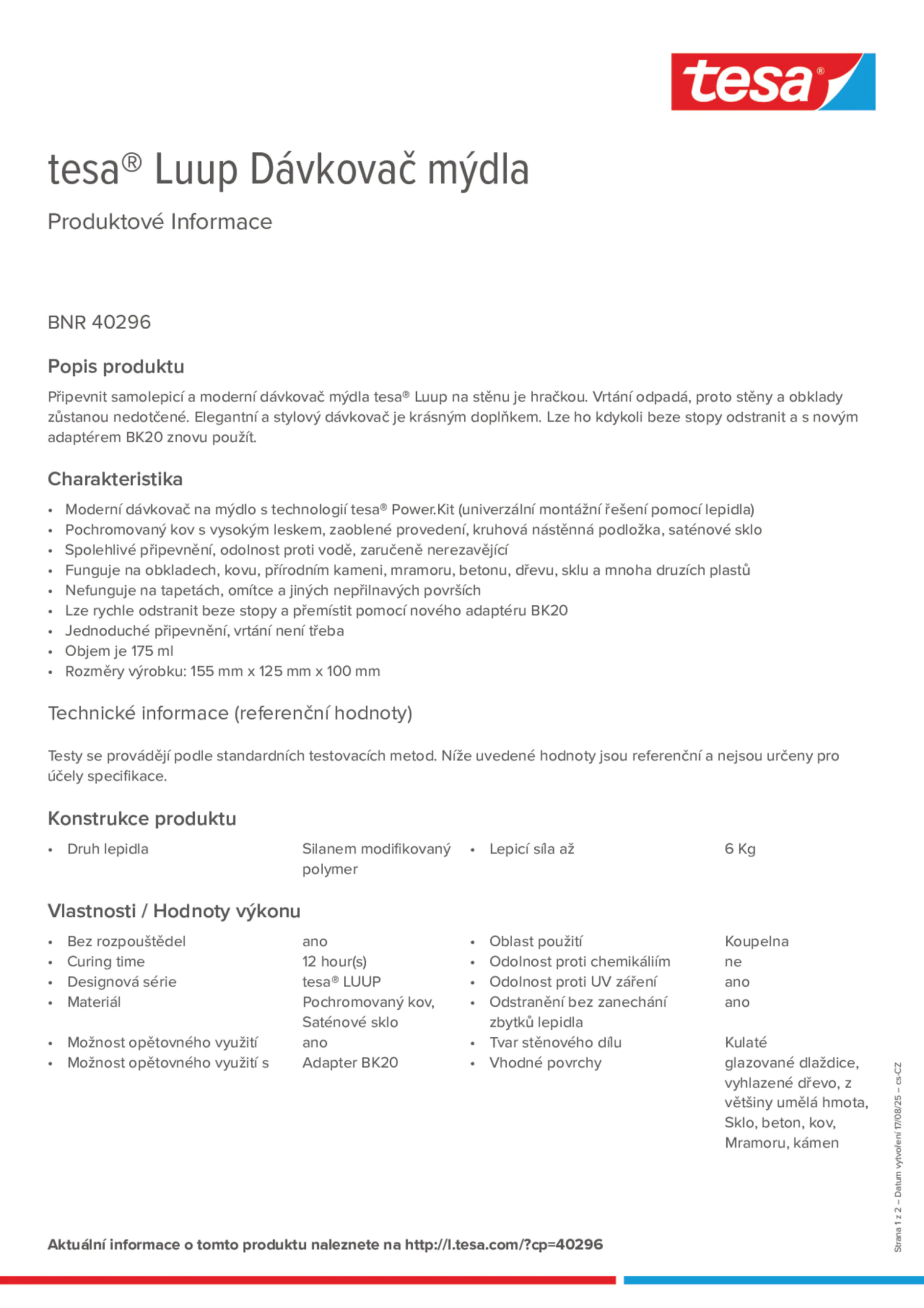 Product information_tesa® 40296_cs-CZ
