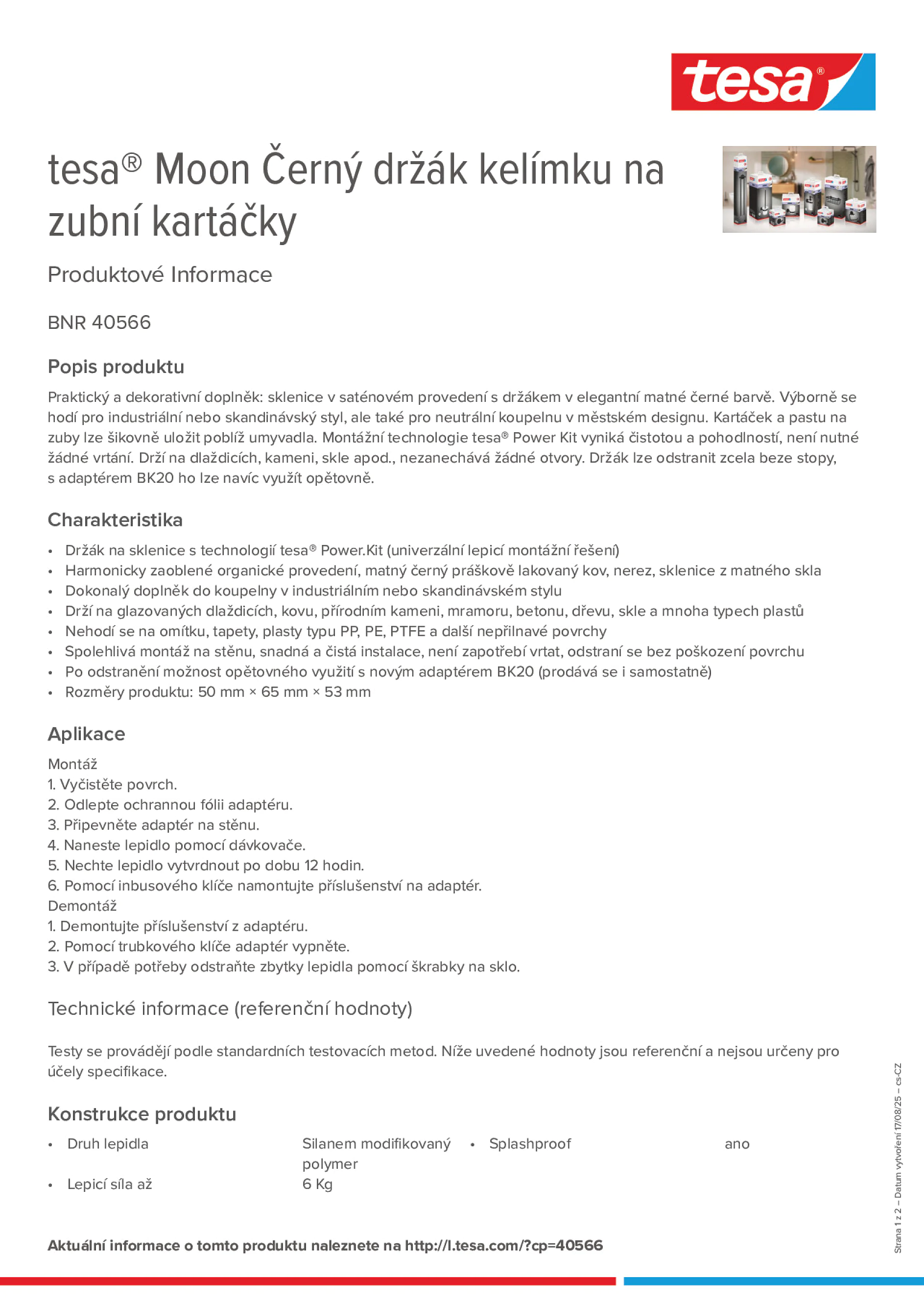 Product information_tesa® 40566_cs-CZ