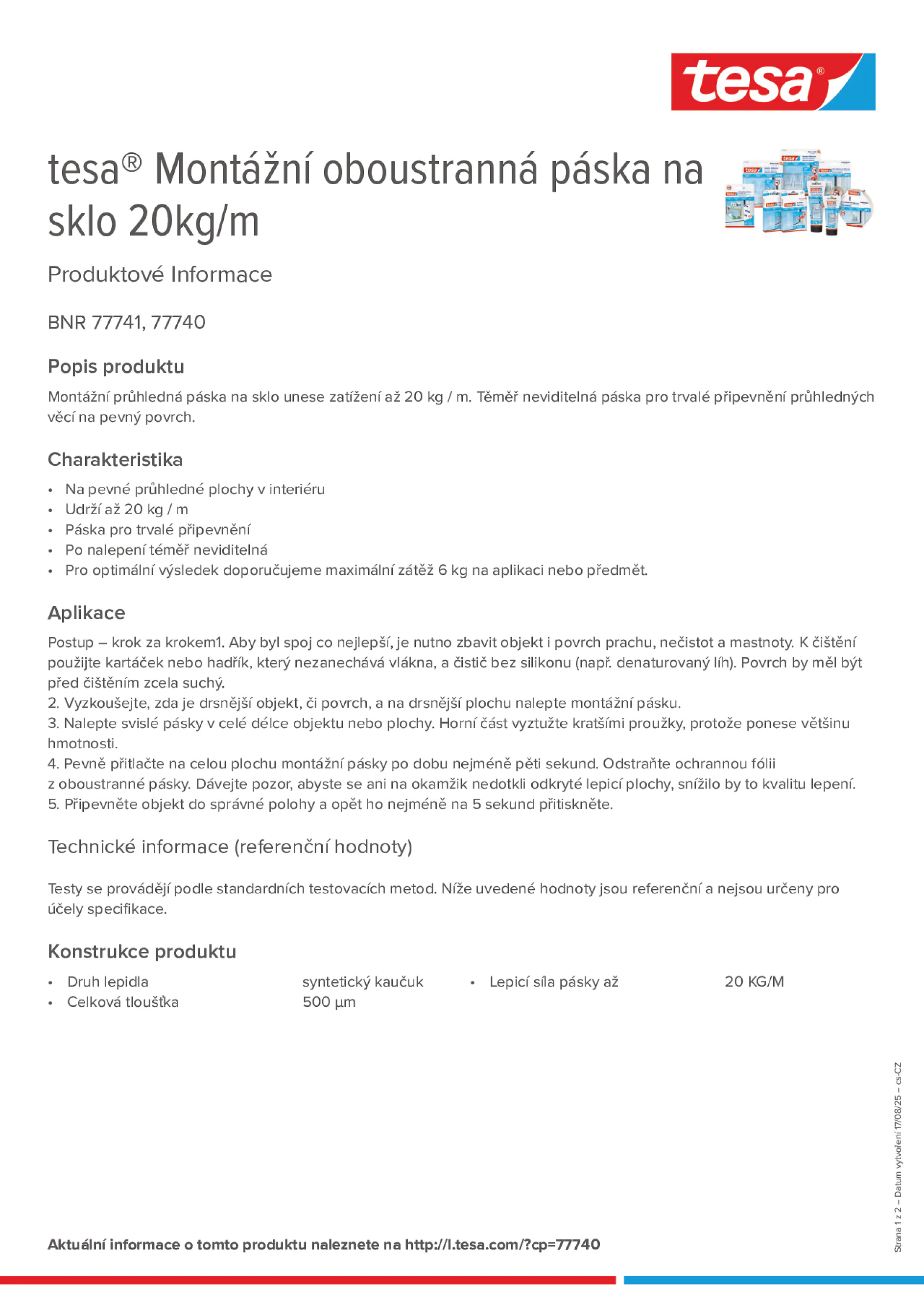 Product information_tesa® 77740_cs-CZ