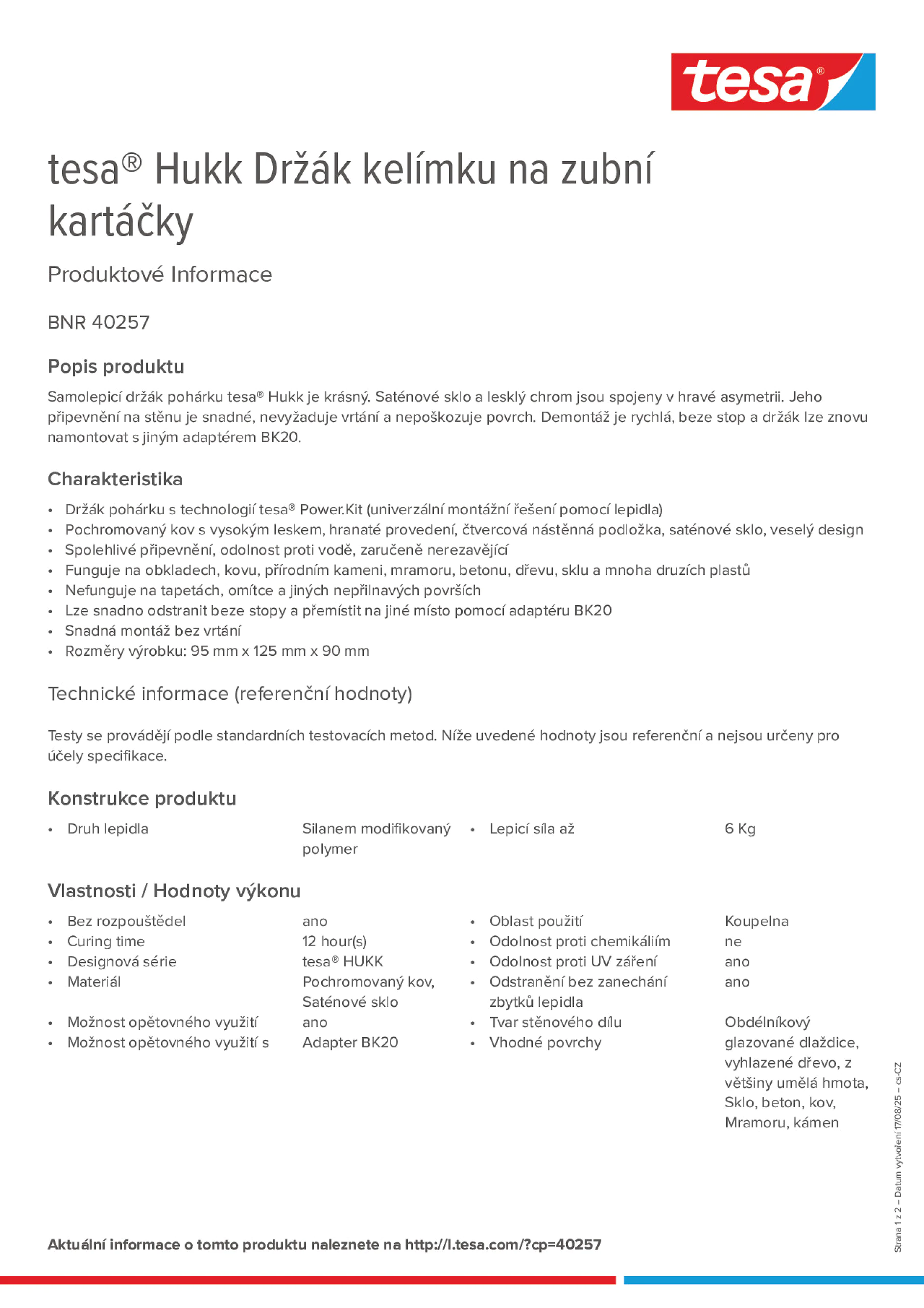 Product information_tesa® 40257_cs-CZ