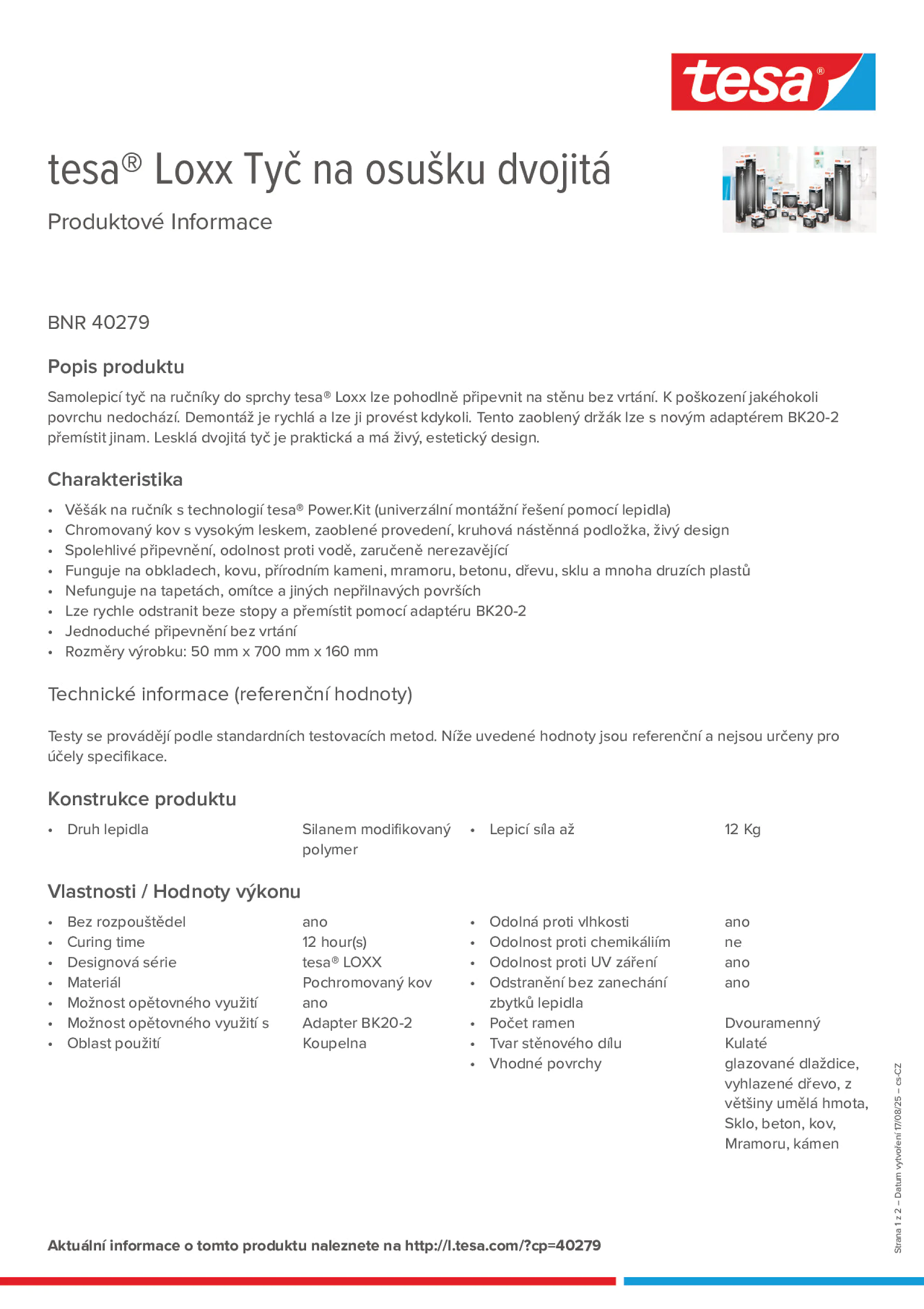 Product information_tesa® 40279_cs-CZ