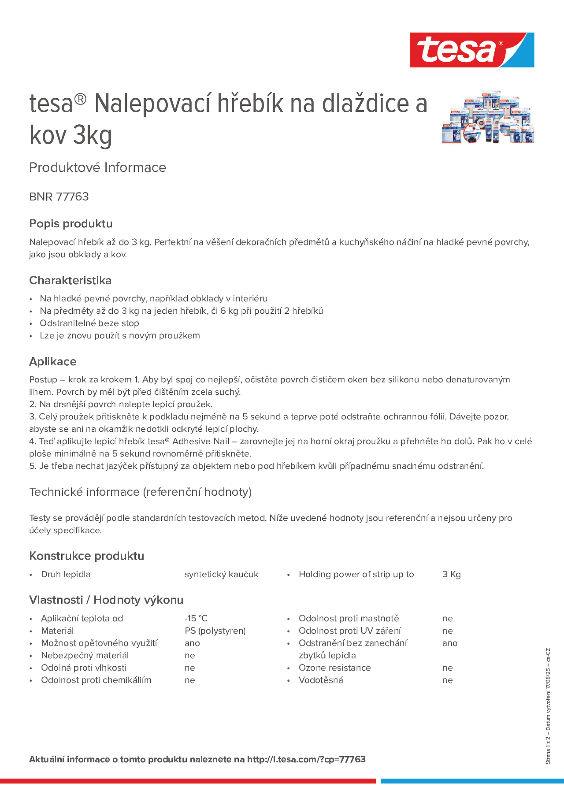 Product information_tesa® 77763_cs-CZ