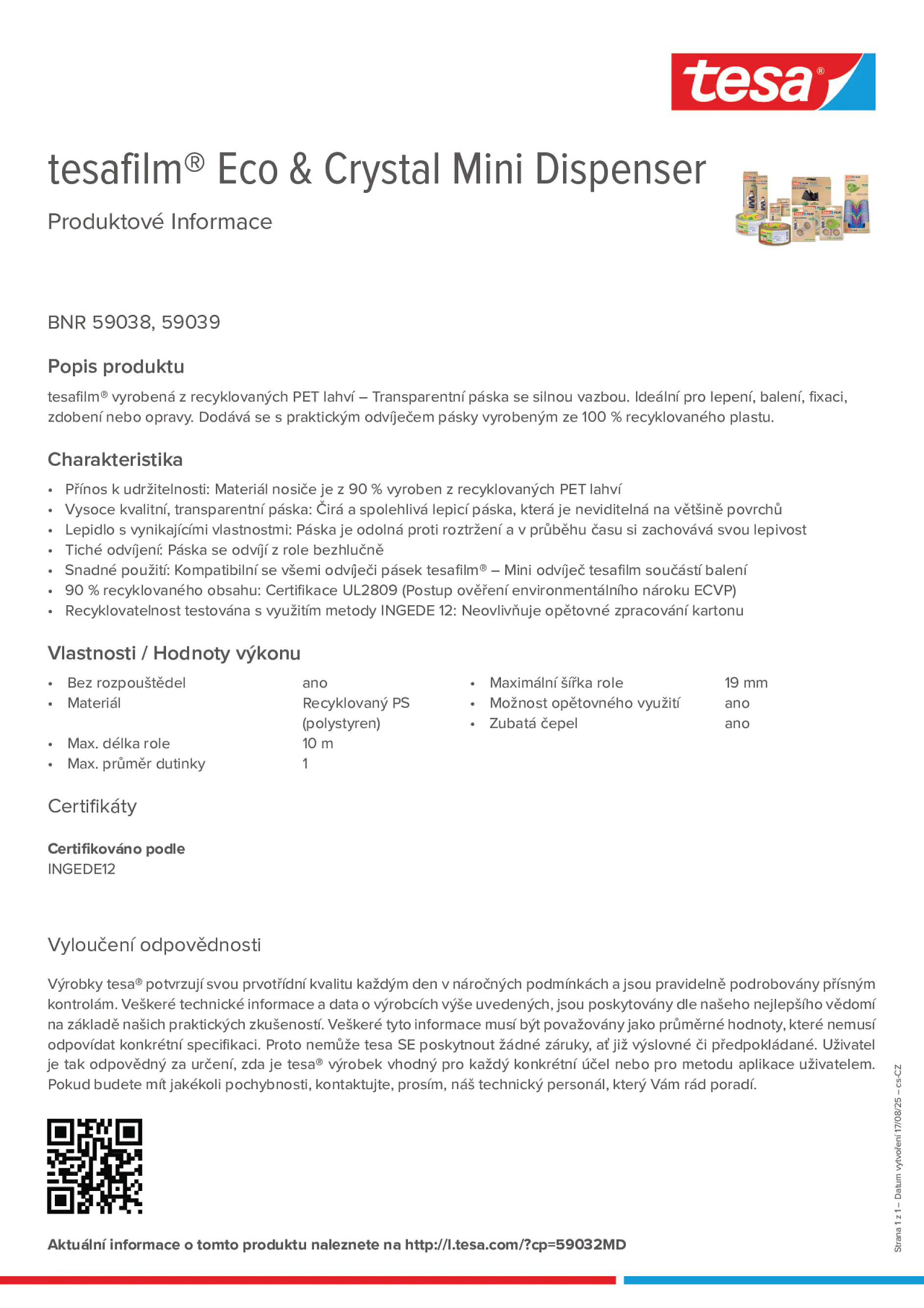 Product information_tesafilm® 59038_cs-CZ