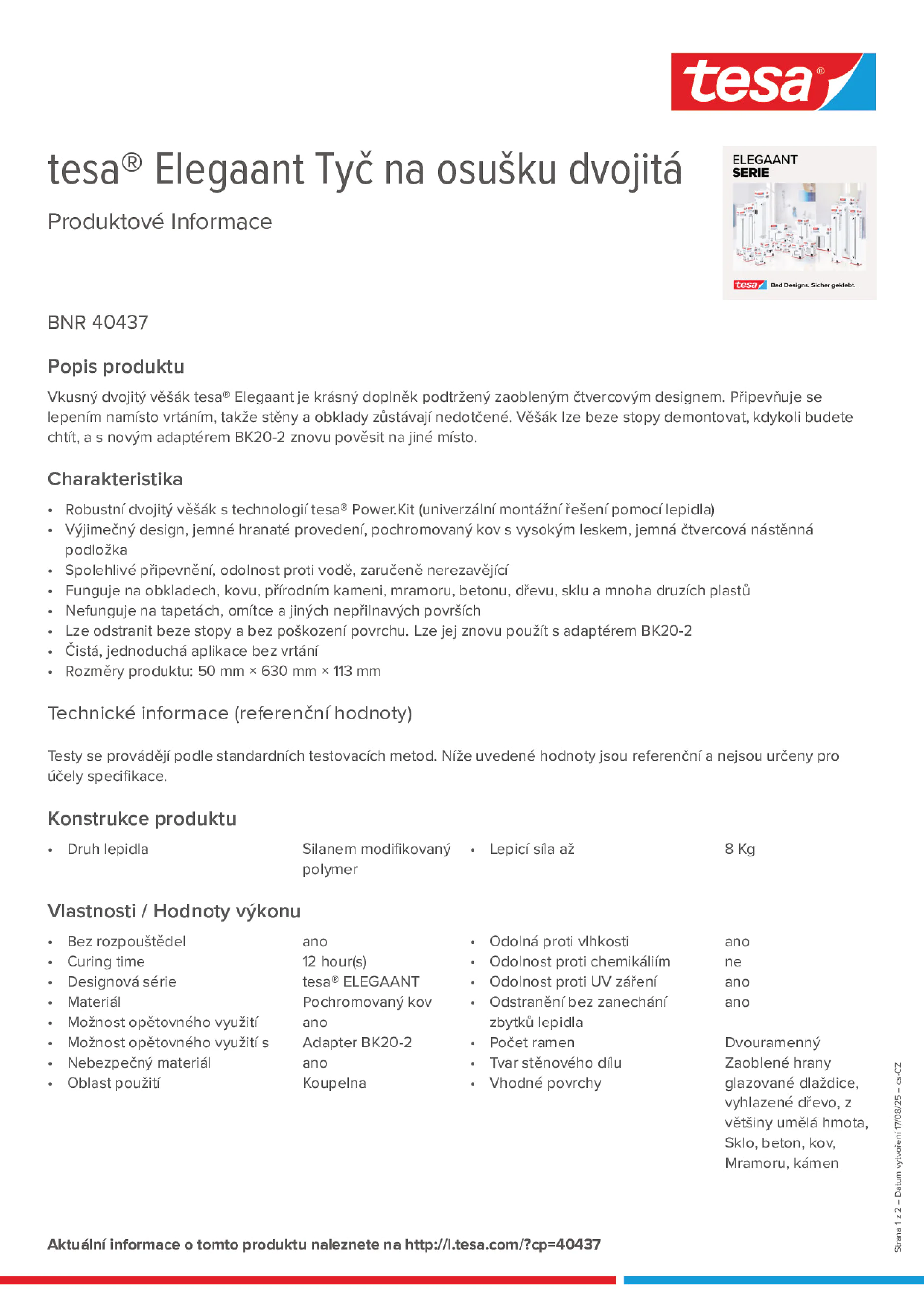 Product information_tesa® 40437_cs-CZ