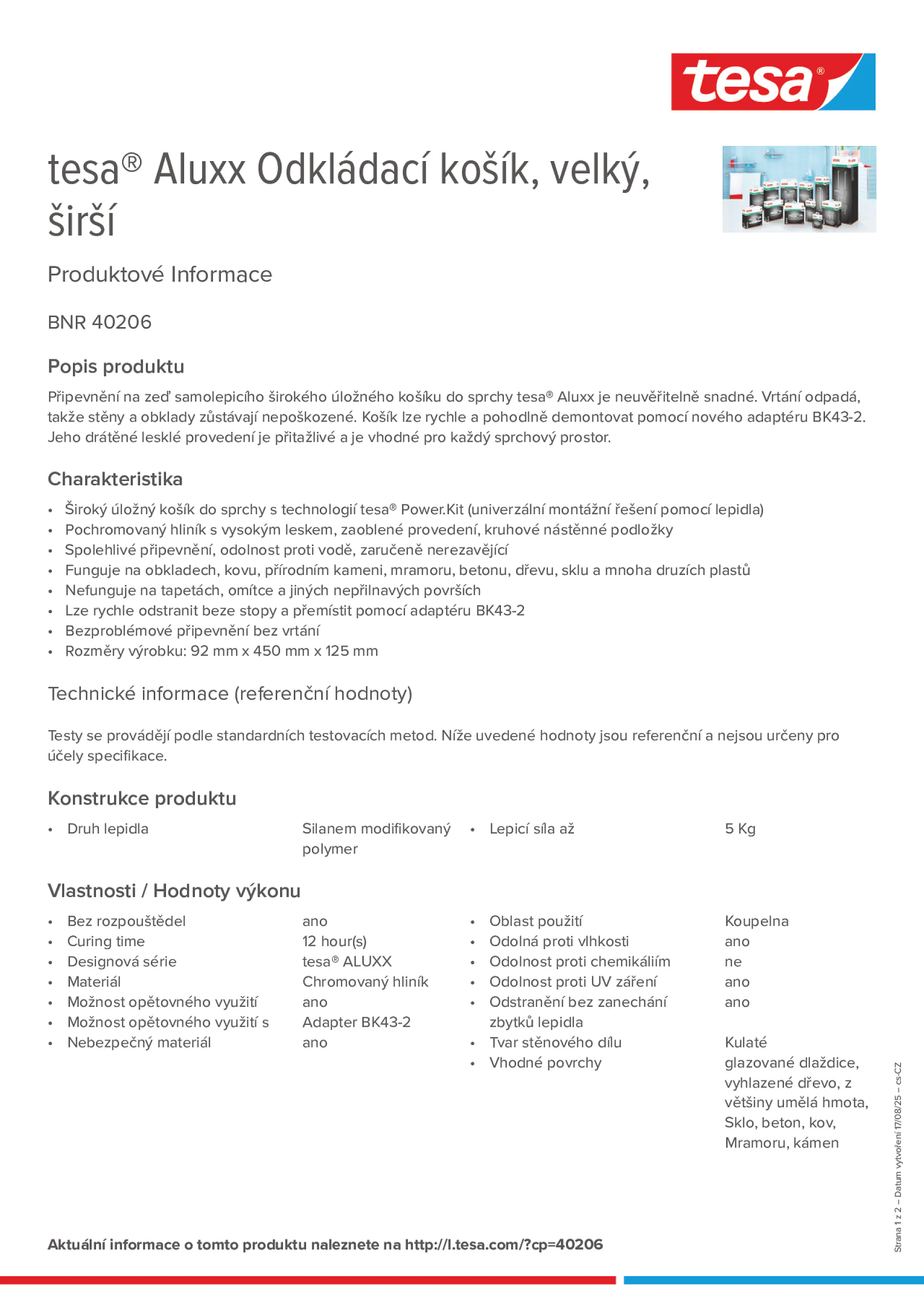 Product information_tesa® 40206_cs-CZ