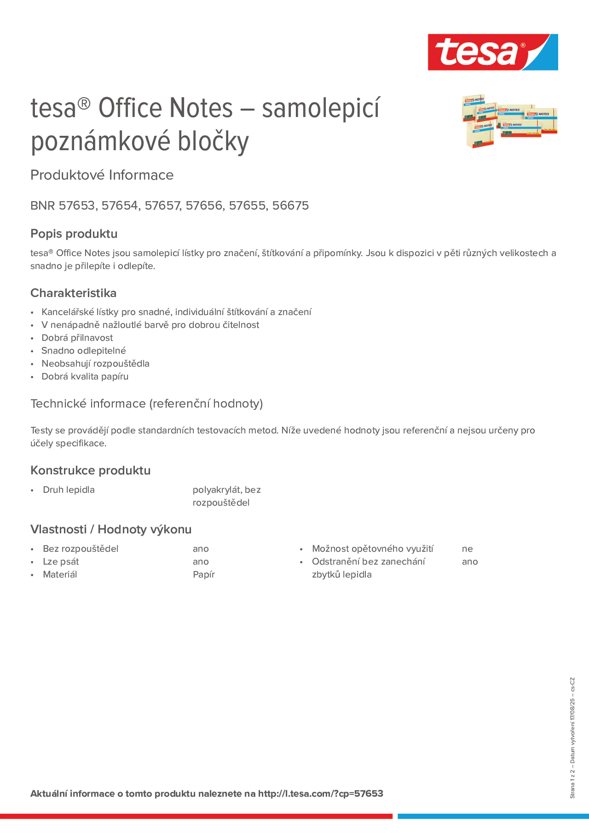 Product information_tesa® 57655_cs-CZ