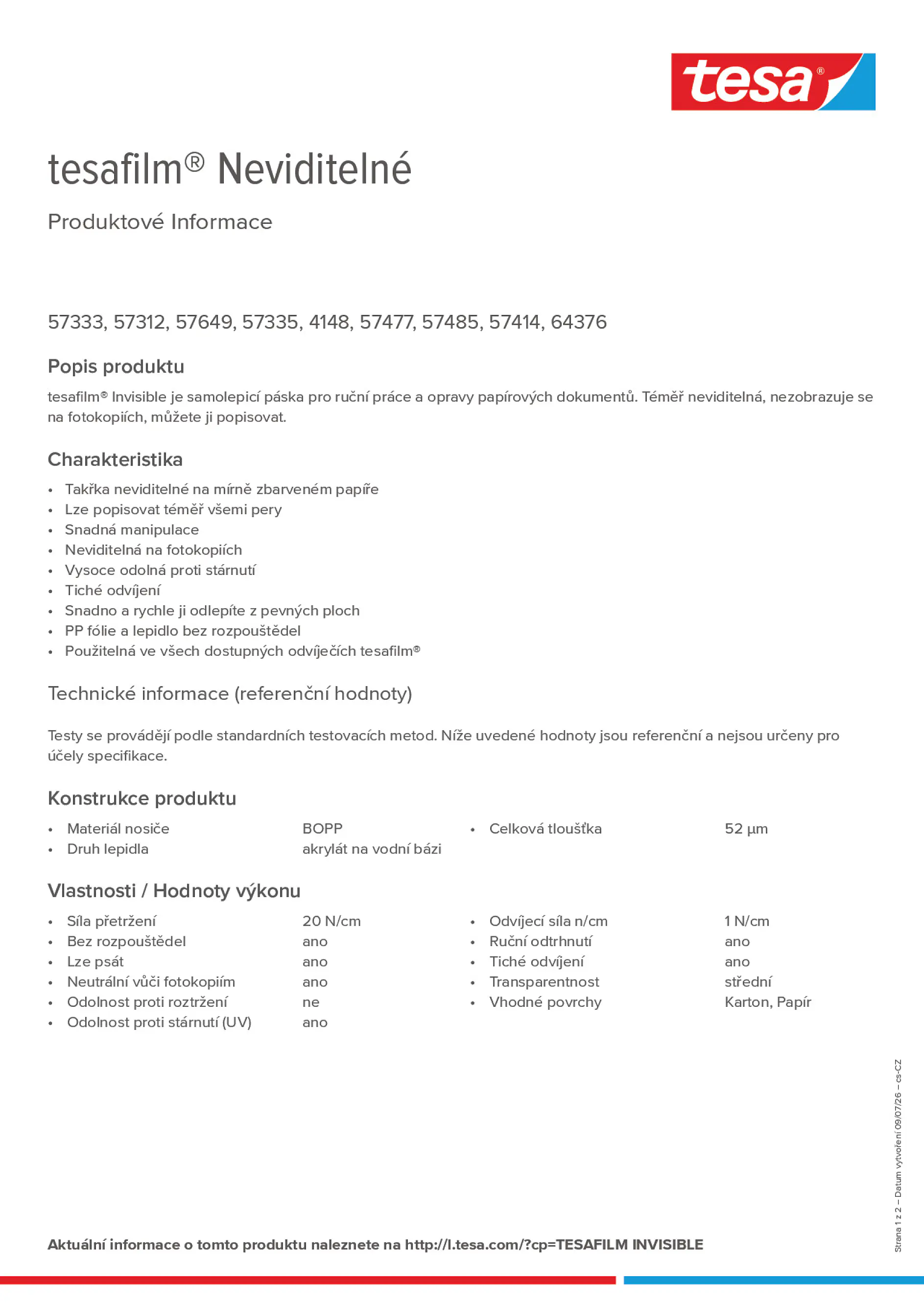 Product information_tesafilm® 4148_cs-CZ