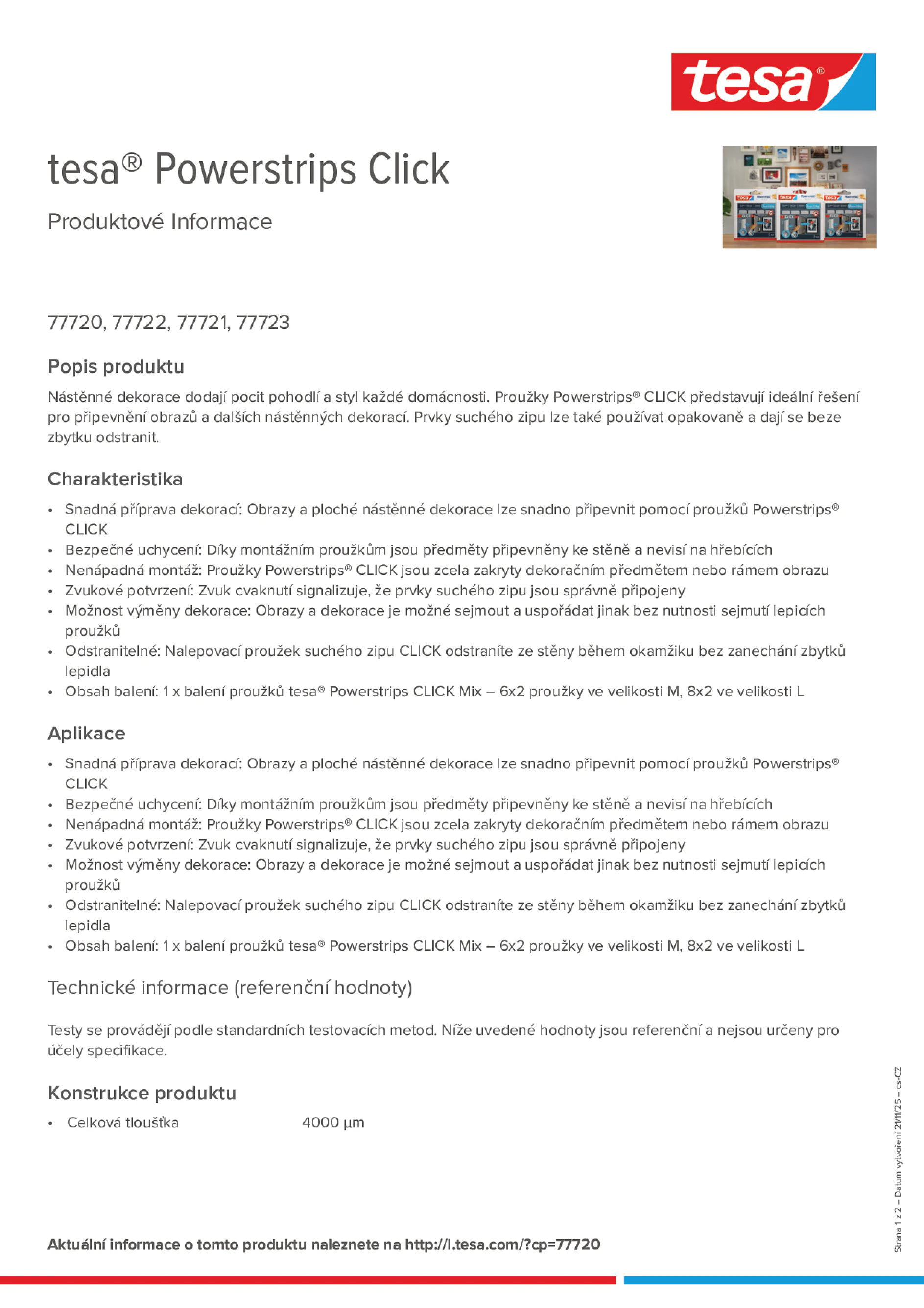 Product information_tesa® Powerstrips 77720_cs-CZ