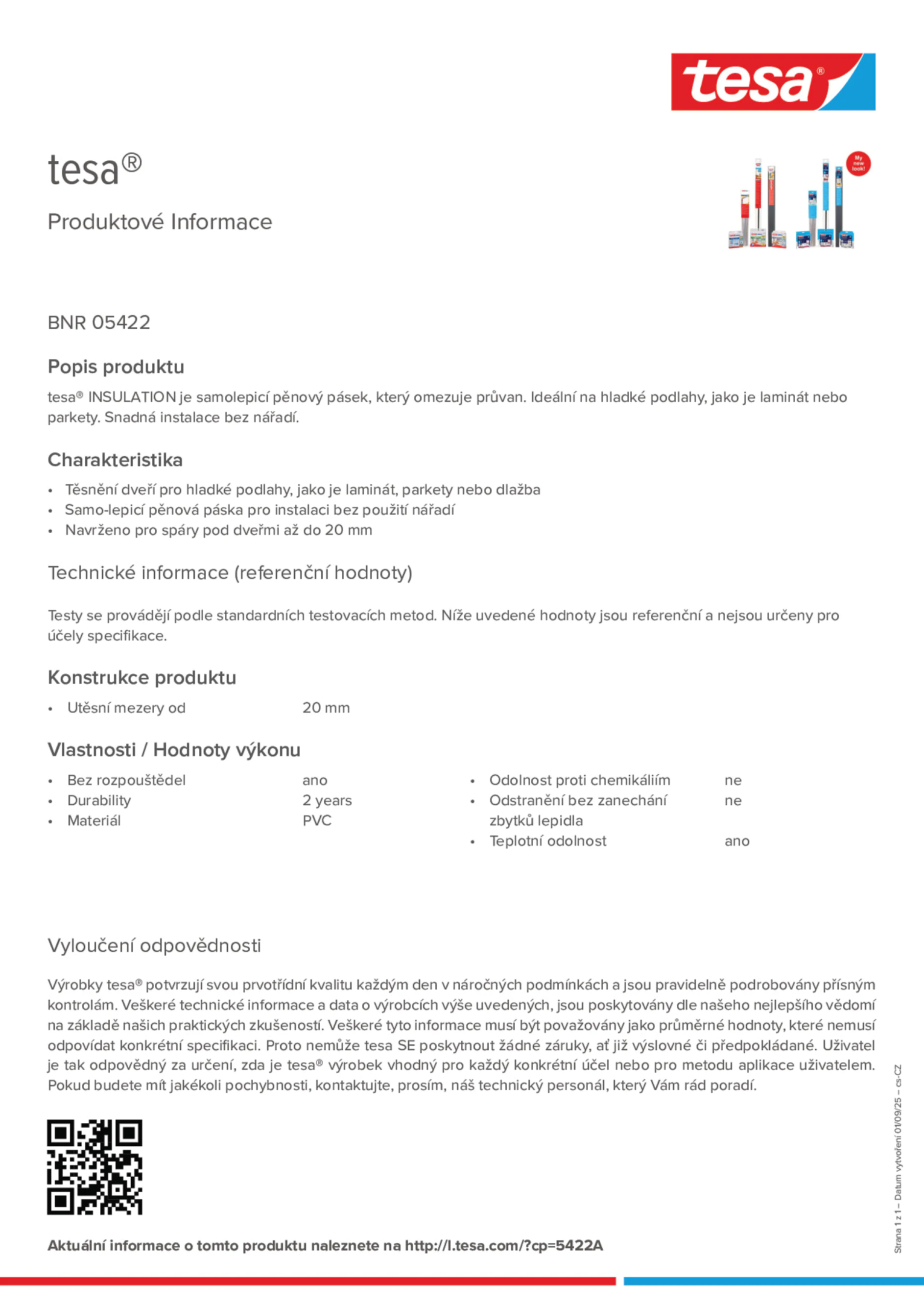 Product information_tesa® 05422_cs-CZ