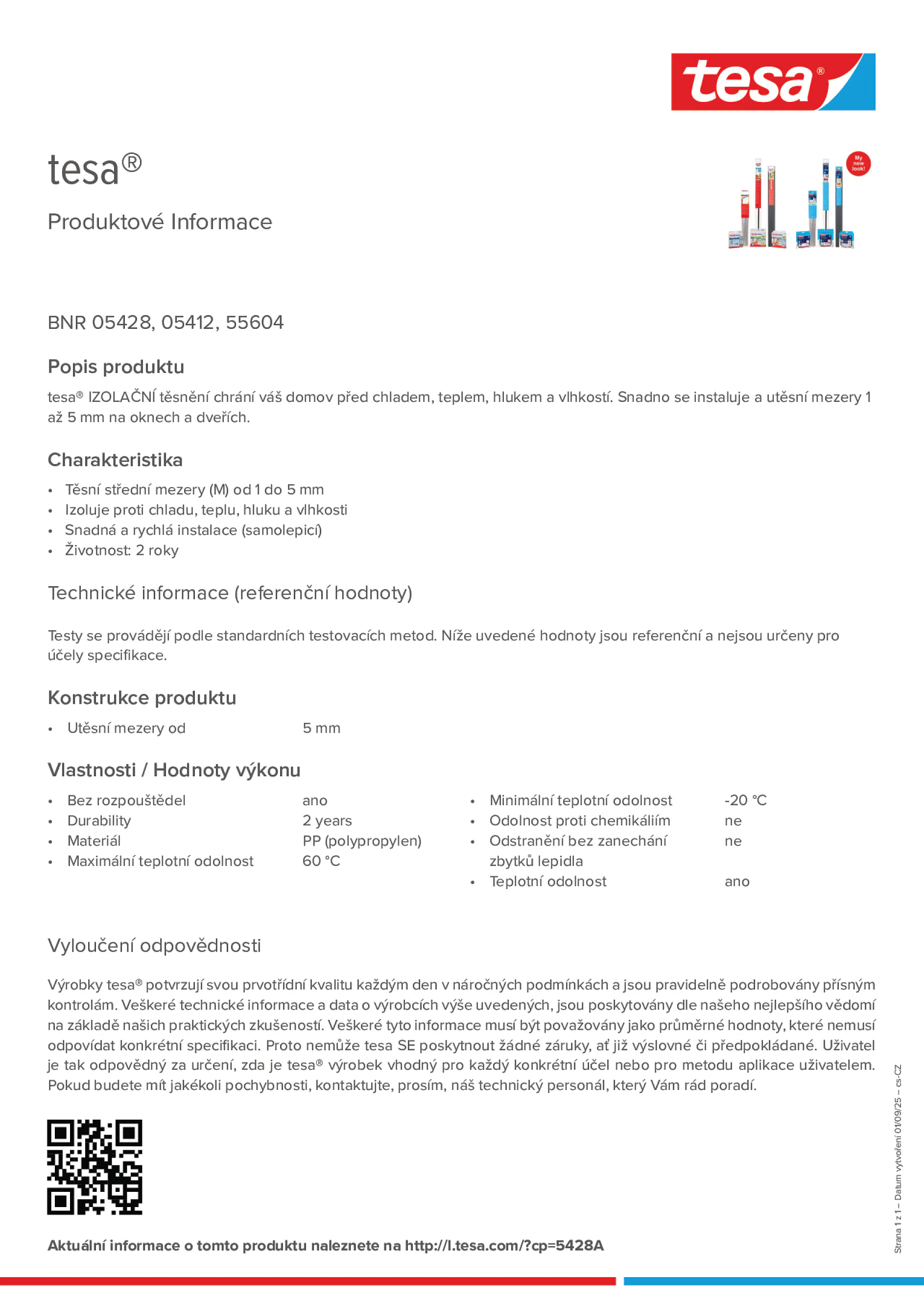 Product information_tesa® 05428_cs-CZ