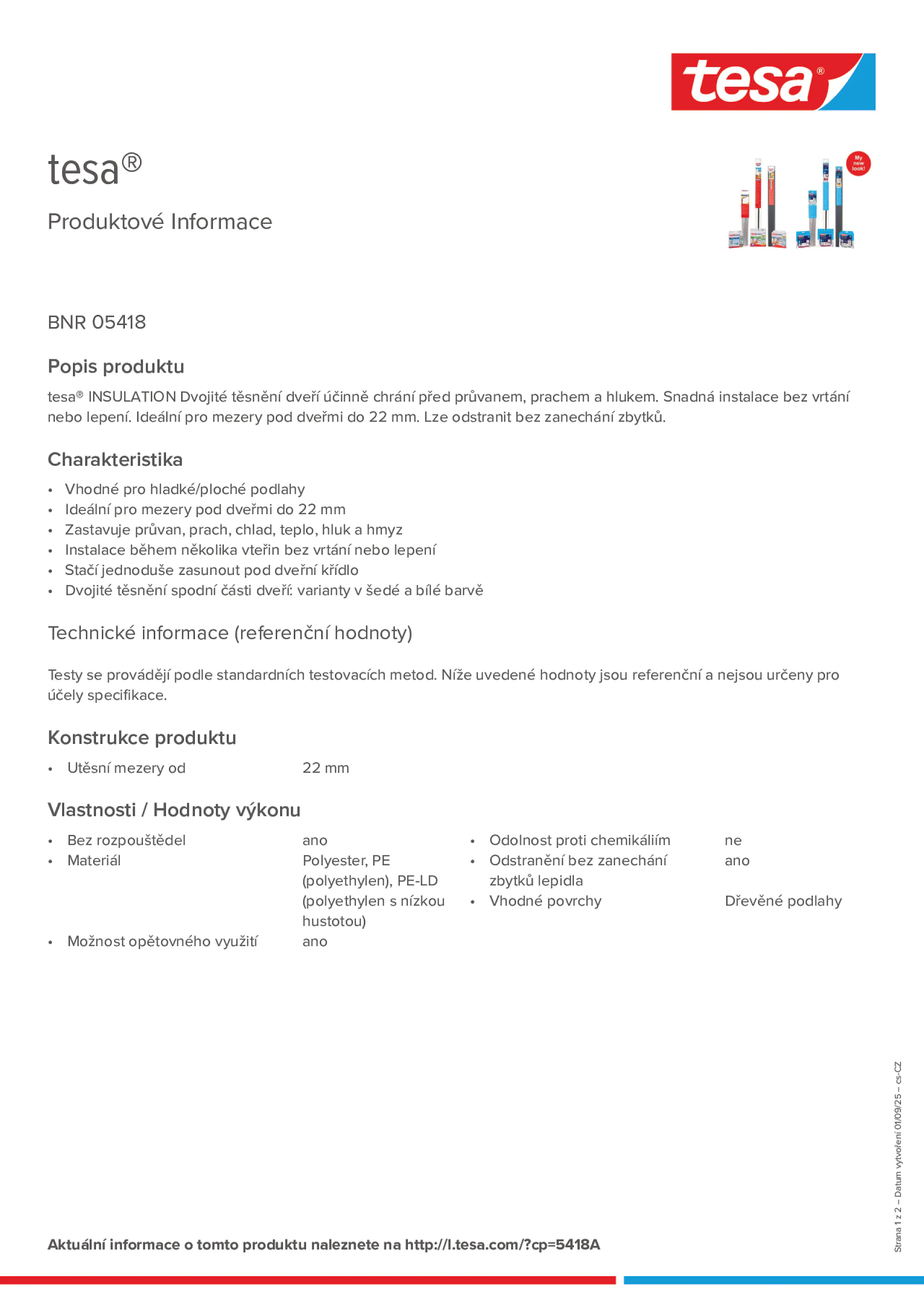 Product information_tesa® 05418_cs-CZ