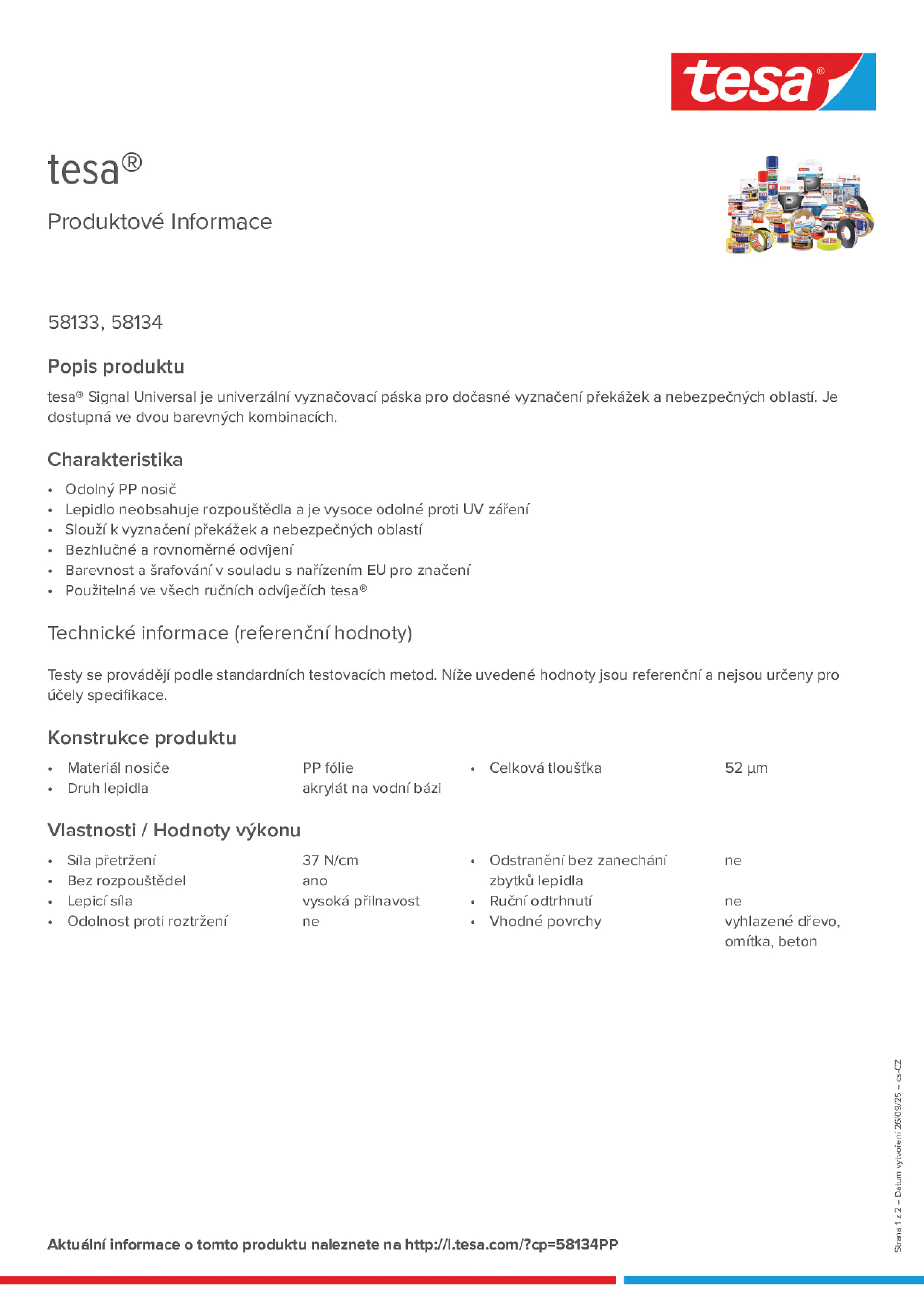 Product information_tesa® 58133_cs-CZ