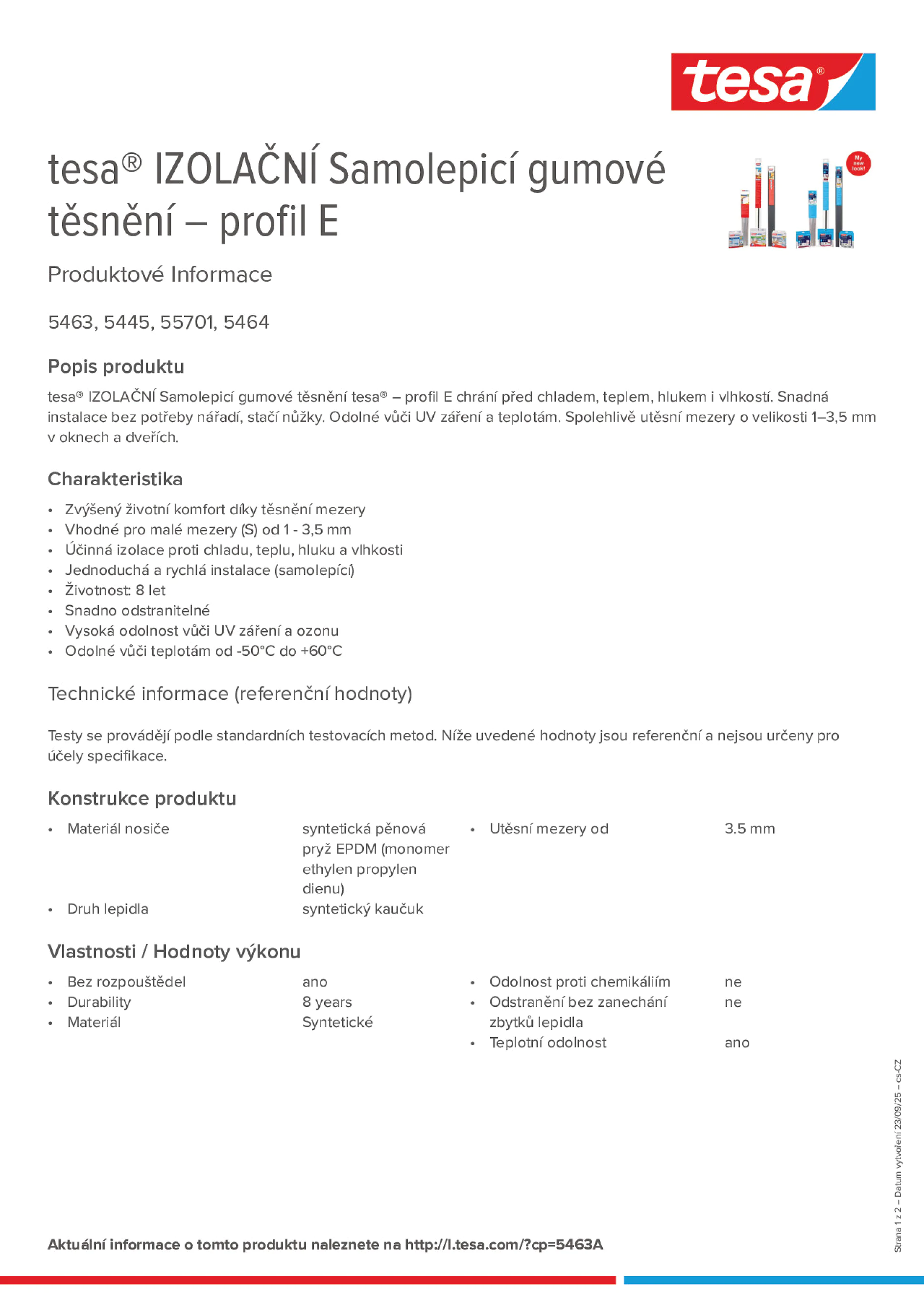 Product information_tesa® 05463_cs-CZ