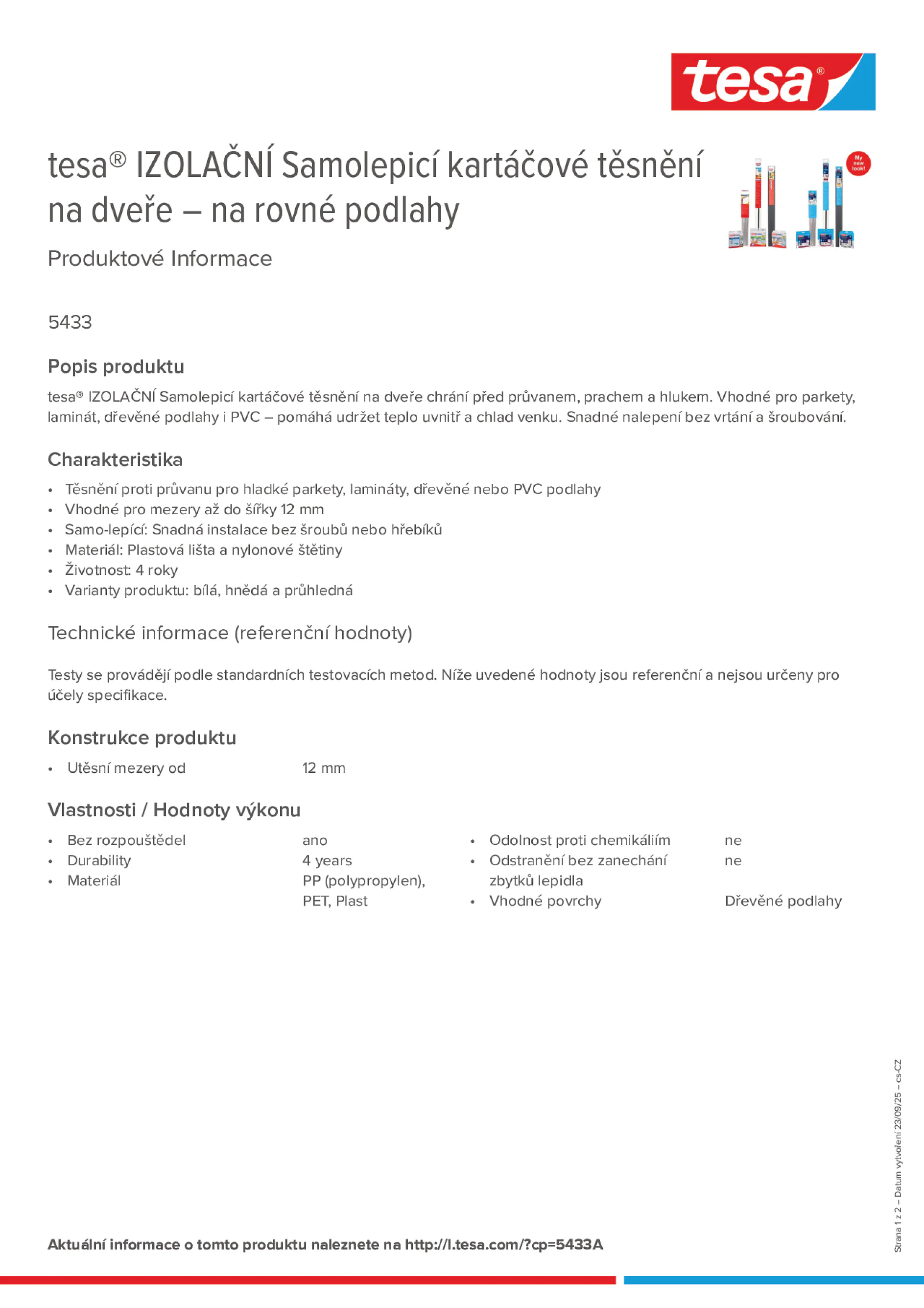 Product information_tesa® 05433_cs-CZ