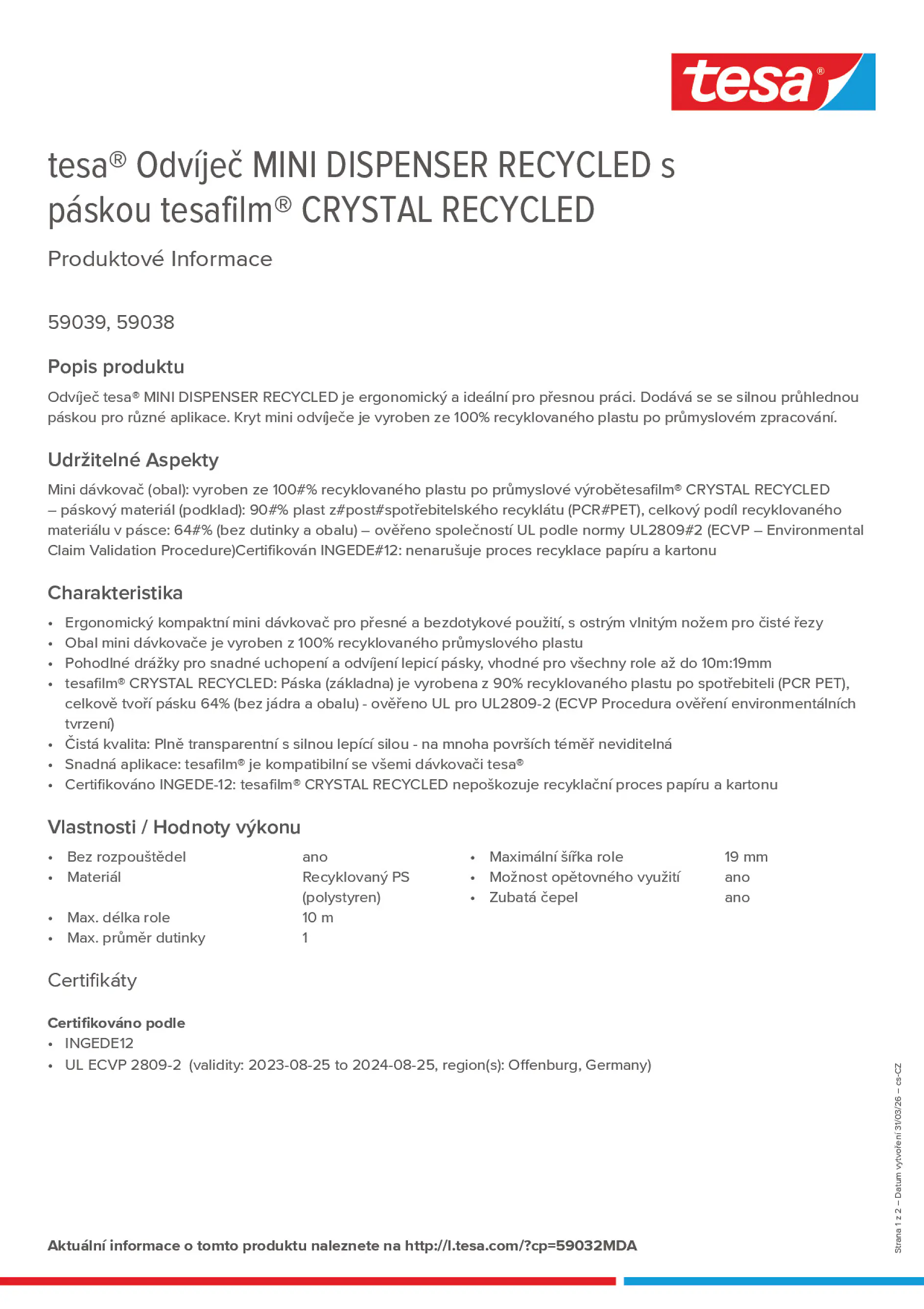 Product information_tesa® 59032MDA_cs-CZ