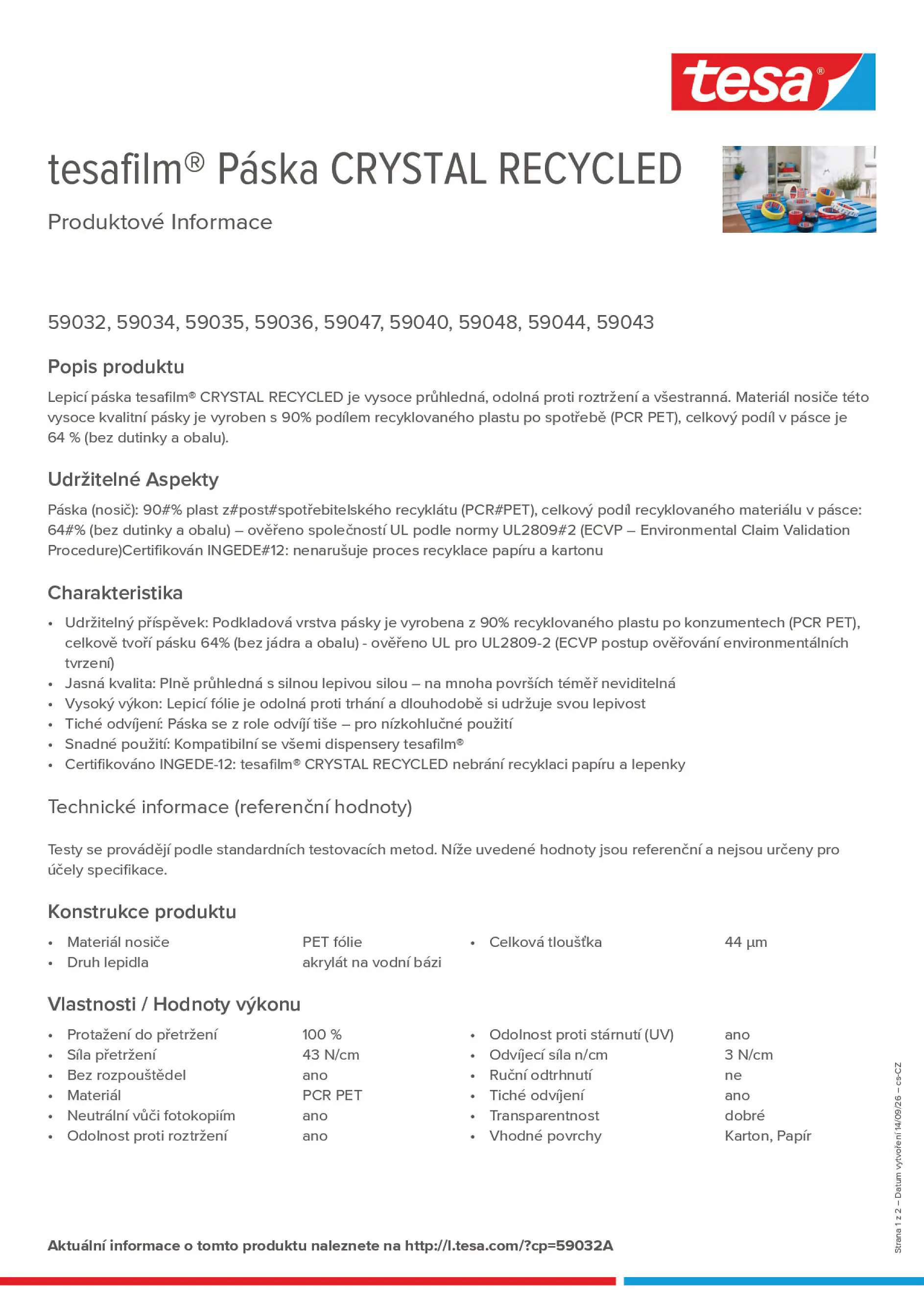 Product information_tesafilm® 59032A_cs-CZ