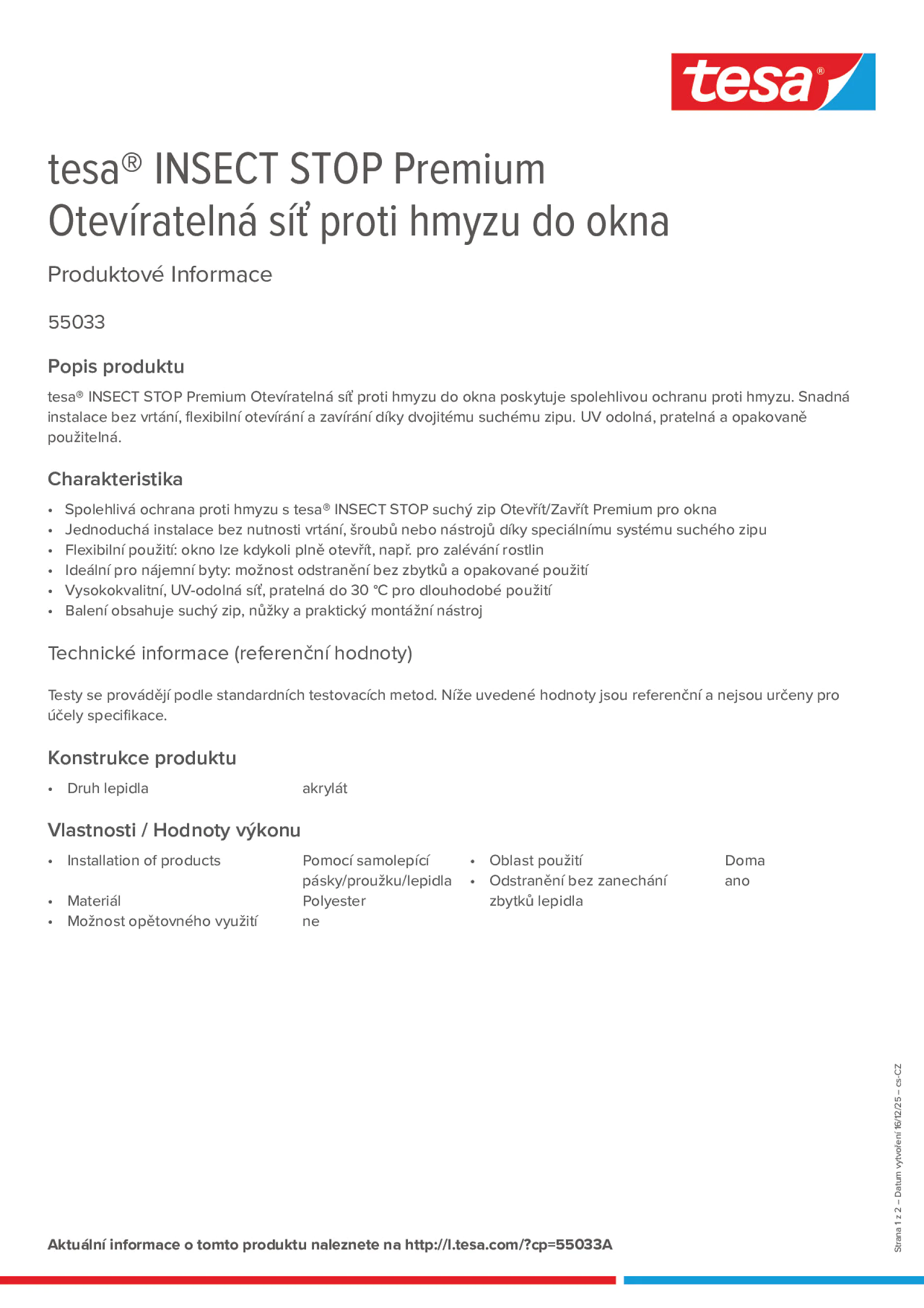 Product information_tesa® 55033_cs-CZ