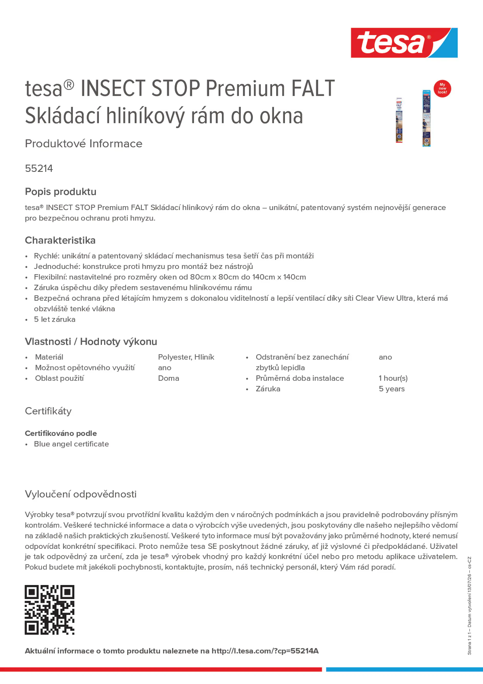 Product information_tesa® 55214A_cs-CZ