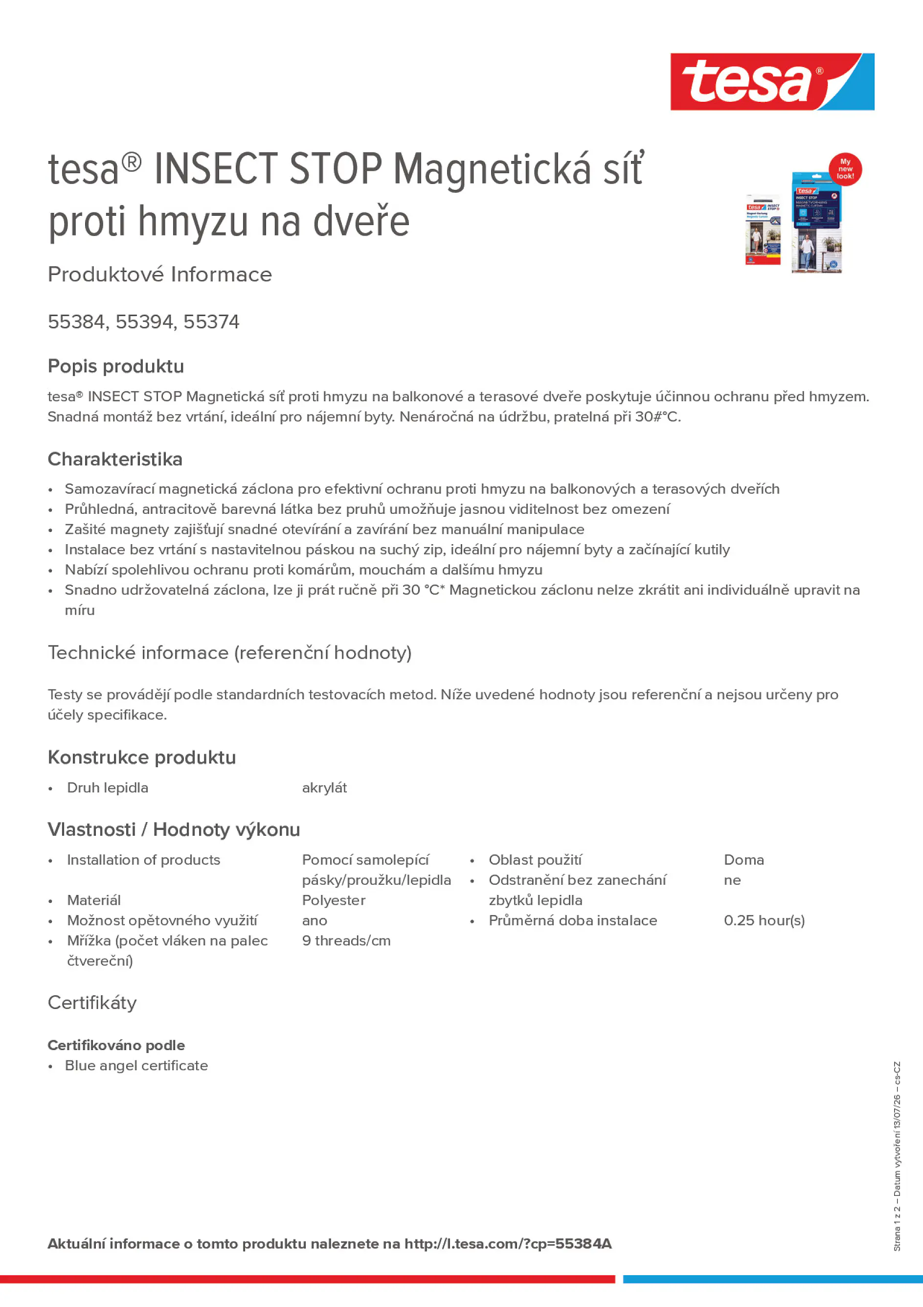 Product information_tesa® 55384A_cs-CZ