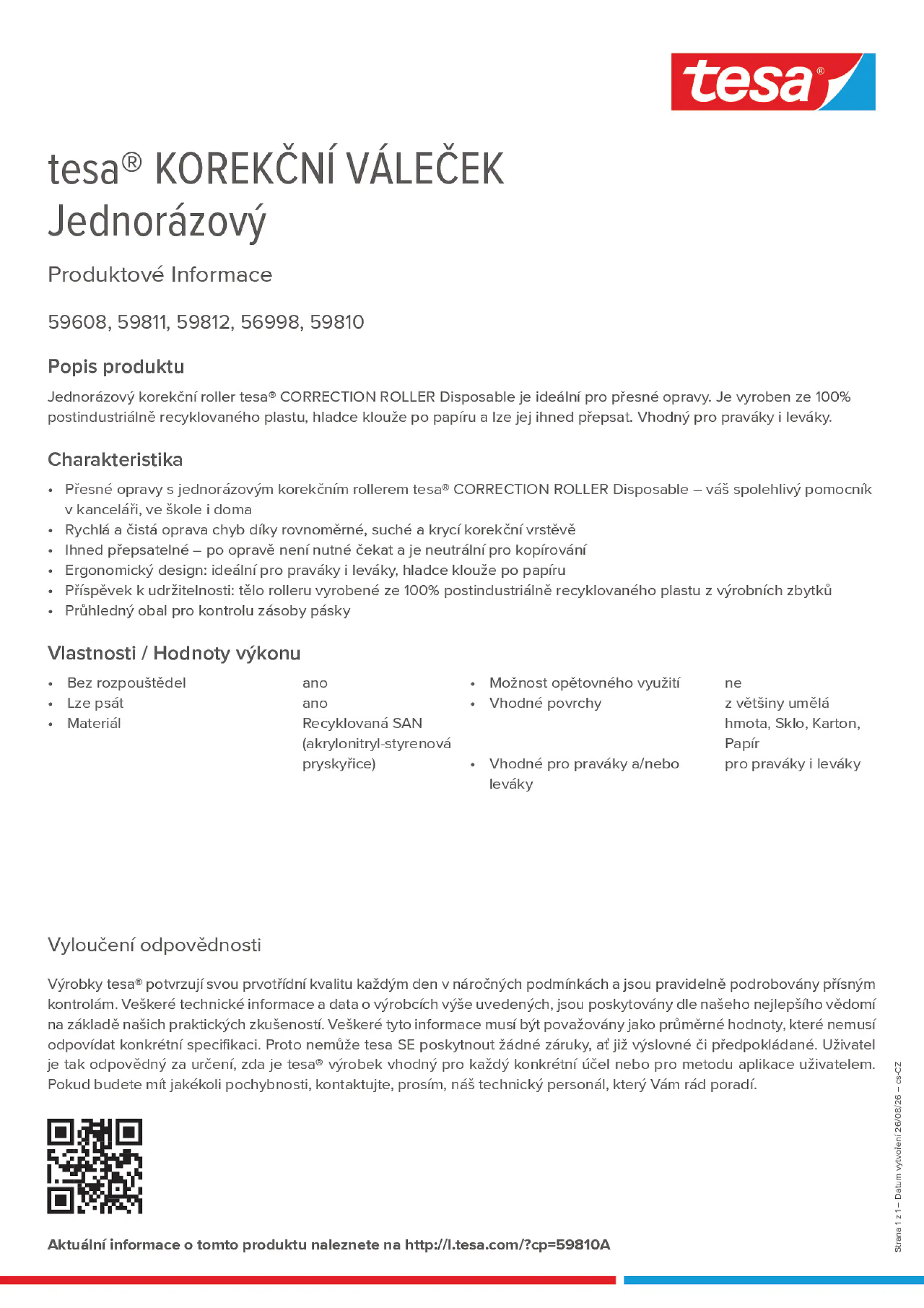 Product information_tesa® 59810A_cs-CZ