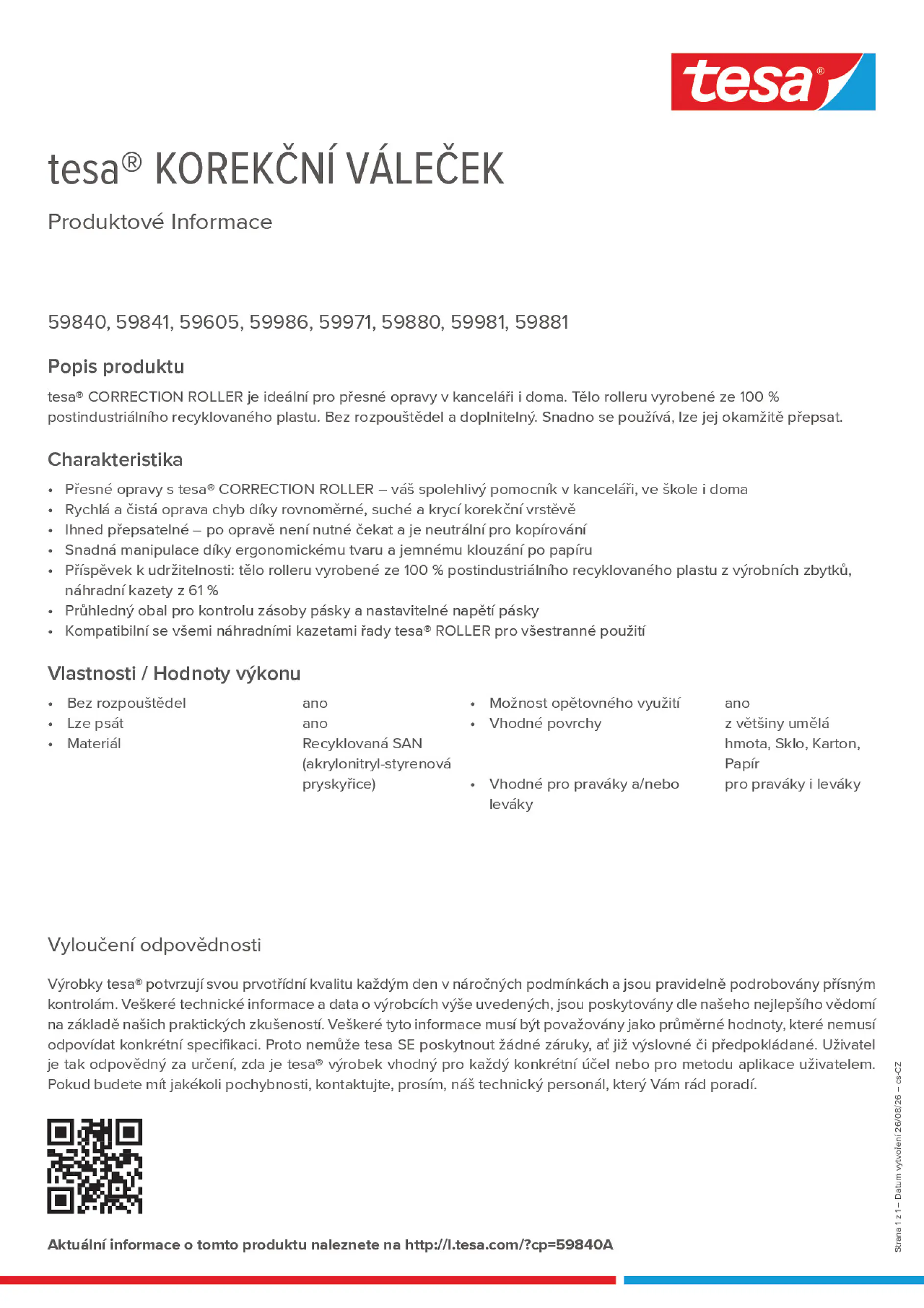 Product information_tesa® 59840A_cs-CZ