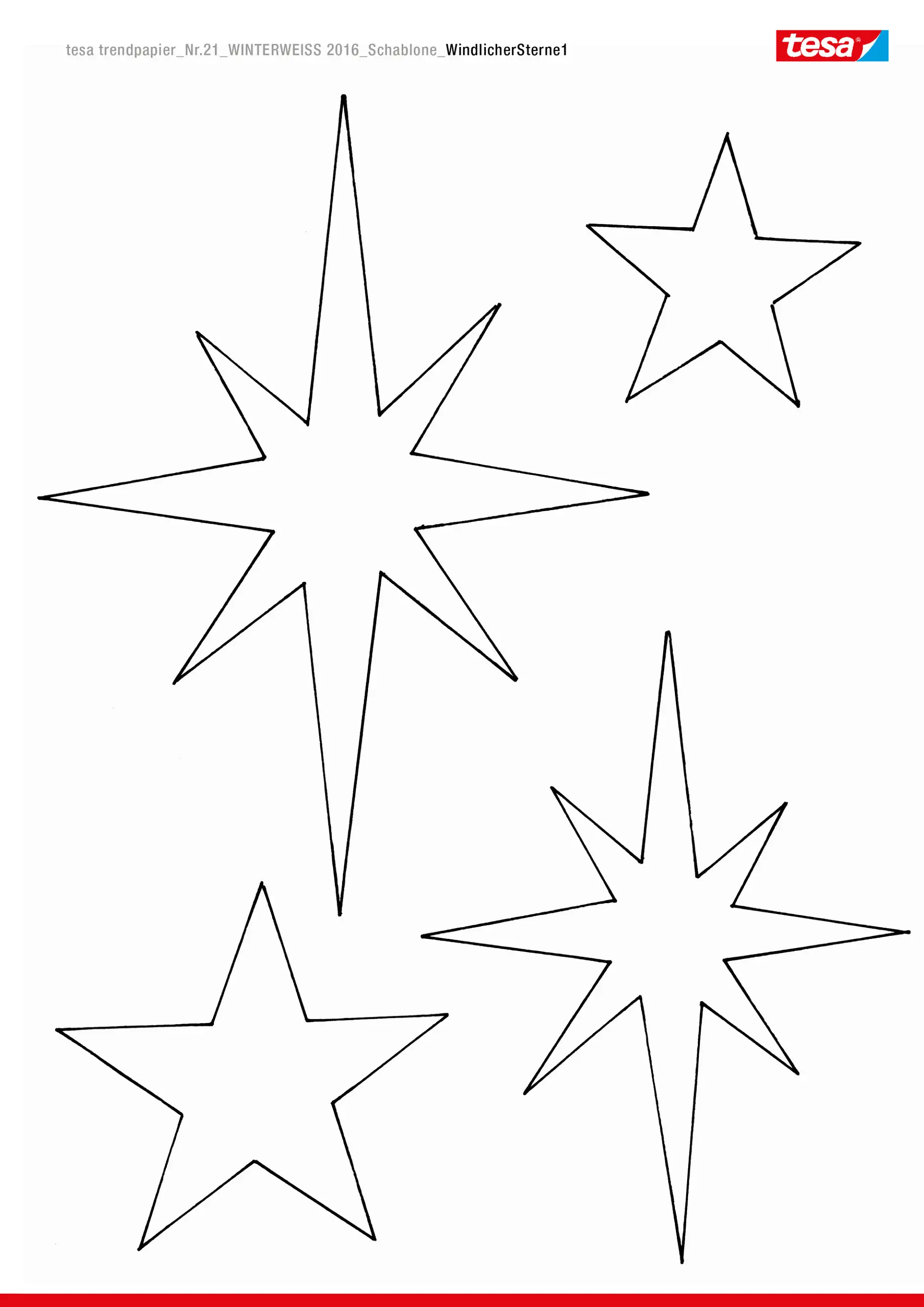 Stjerneskabelon