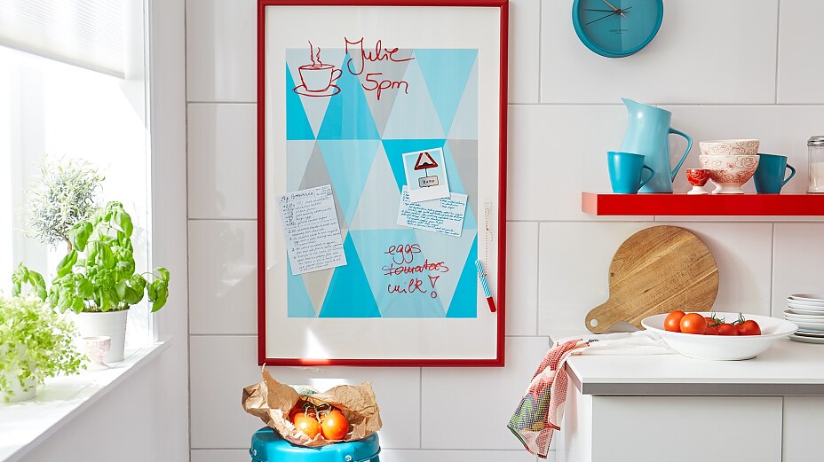 Hold styr på dine papirer med en husketavle