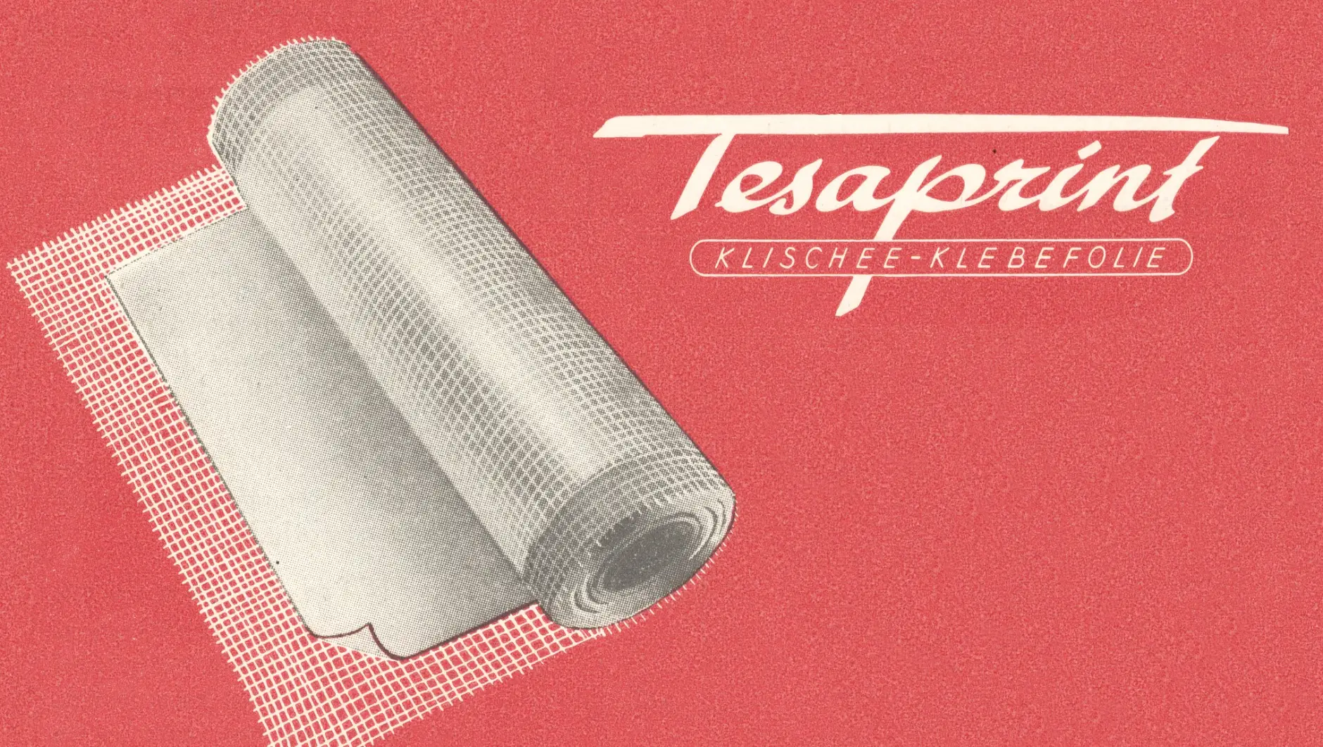 tesaprint blev allerede brugt i trykkeribranchen i 1949.