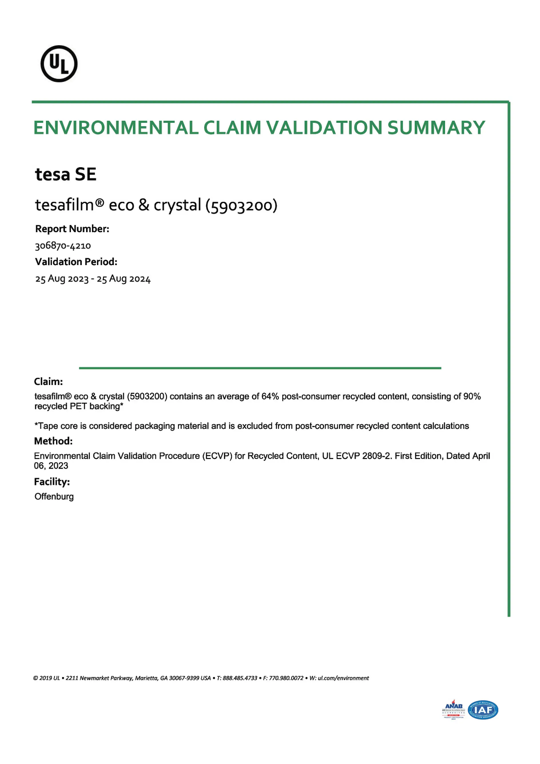 tesa_ul_2809_certificate_tesafilm-eco-crystal_en_2023-2024