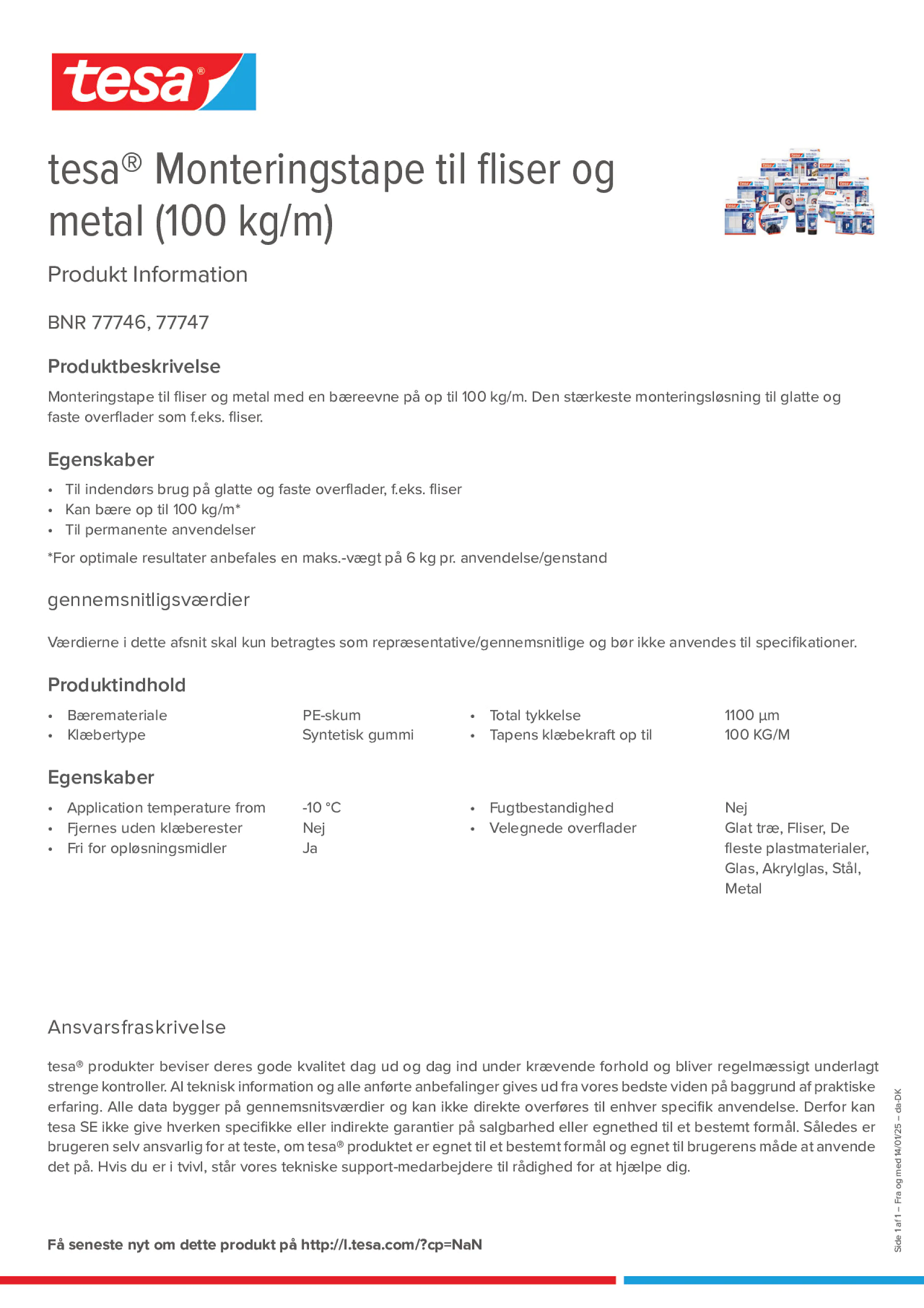 Product information_tesa® 77746_da-DK
