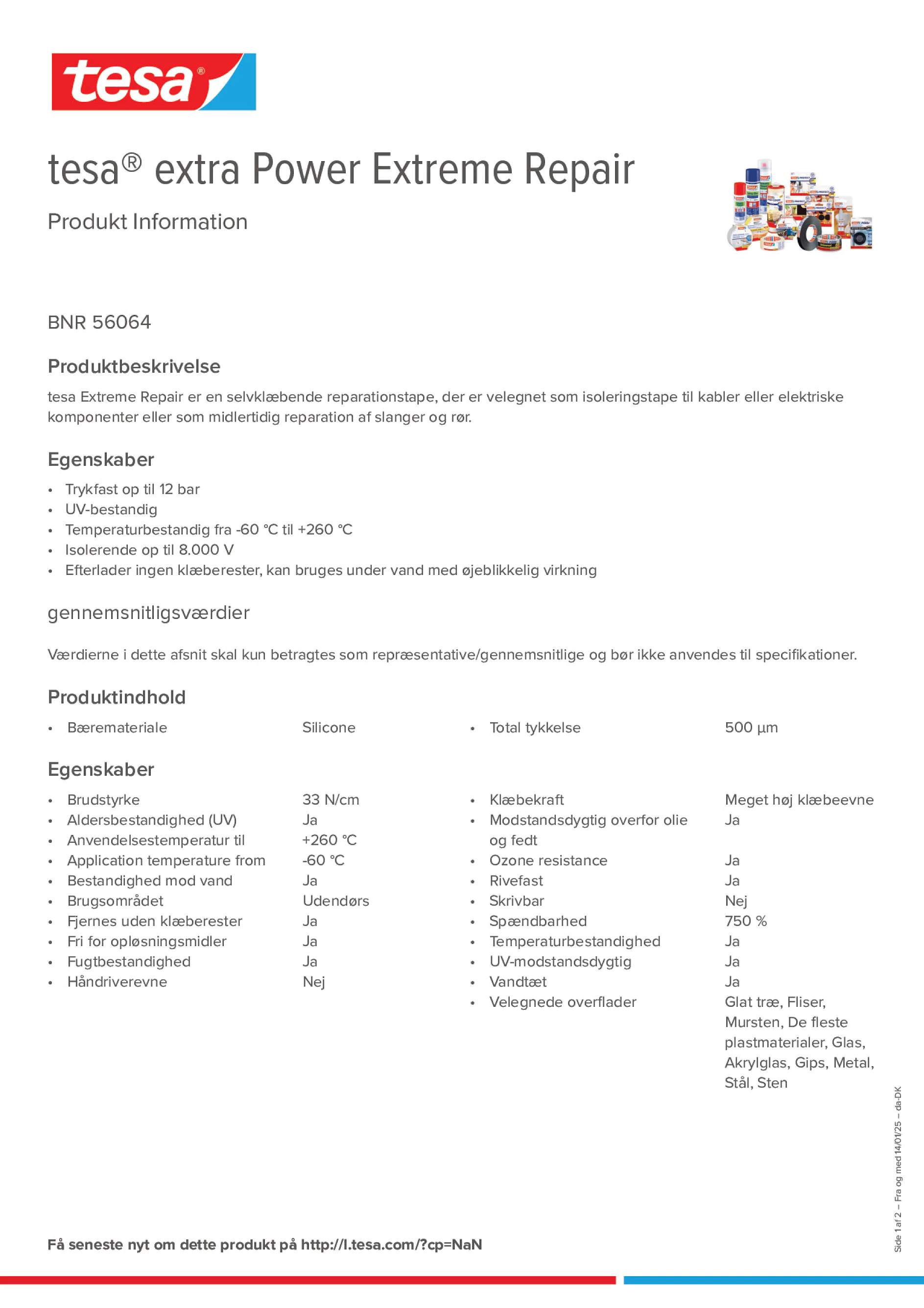 Product information_tesa® extra Power 56064_da-DK