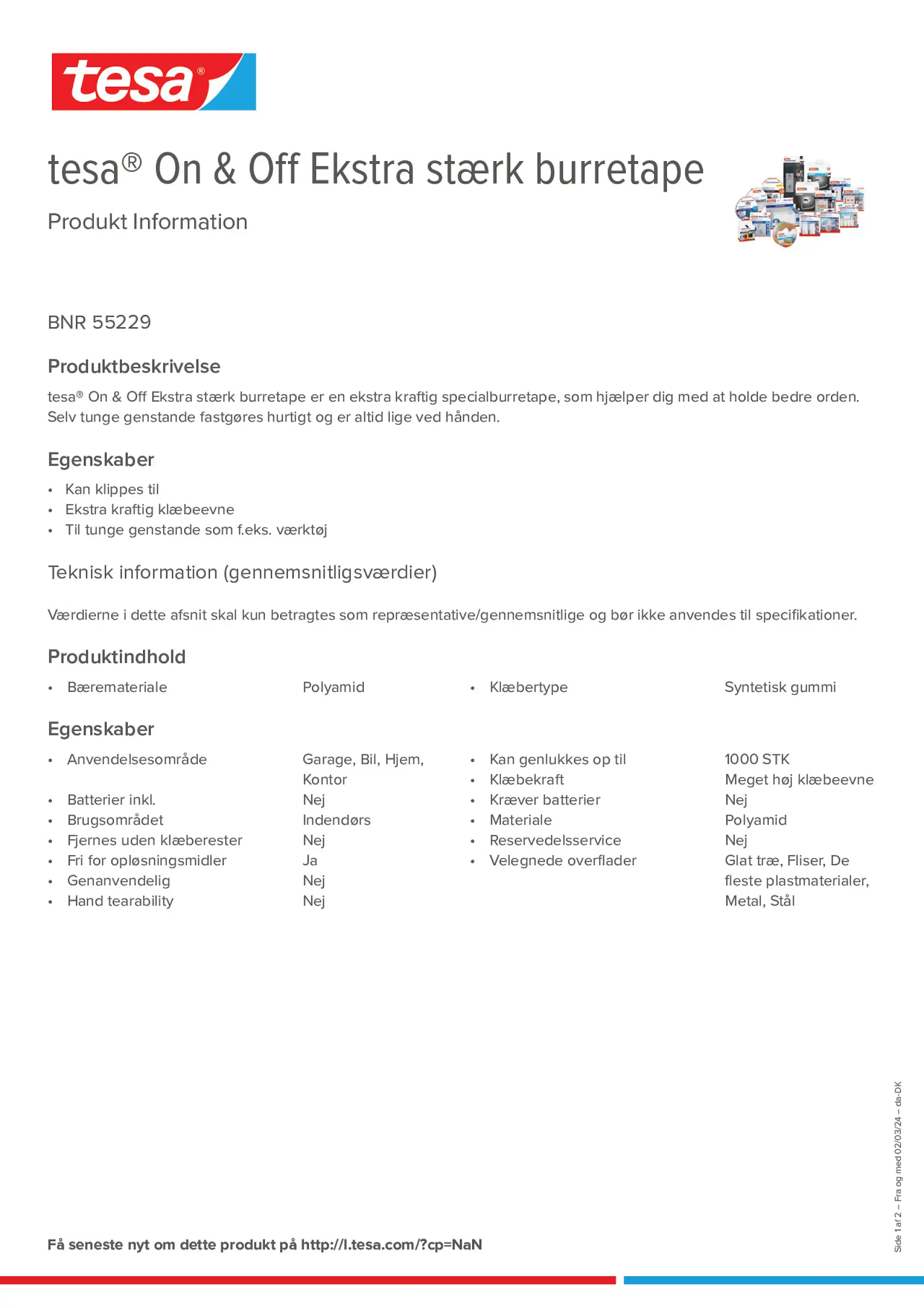 Product information_tesa® On & Off 55229_da-DK